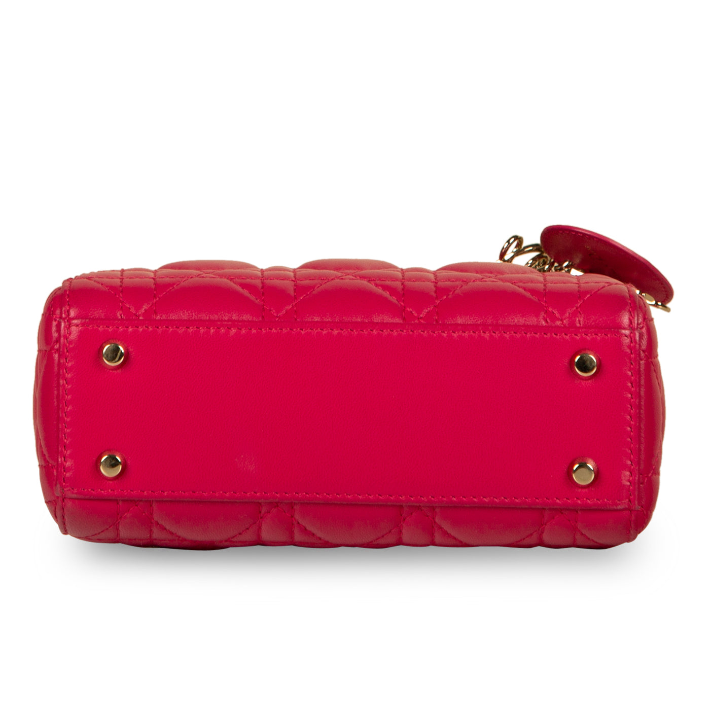 Dior Christian Lady Clutch Bag Mini Lady Dior Pink