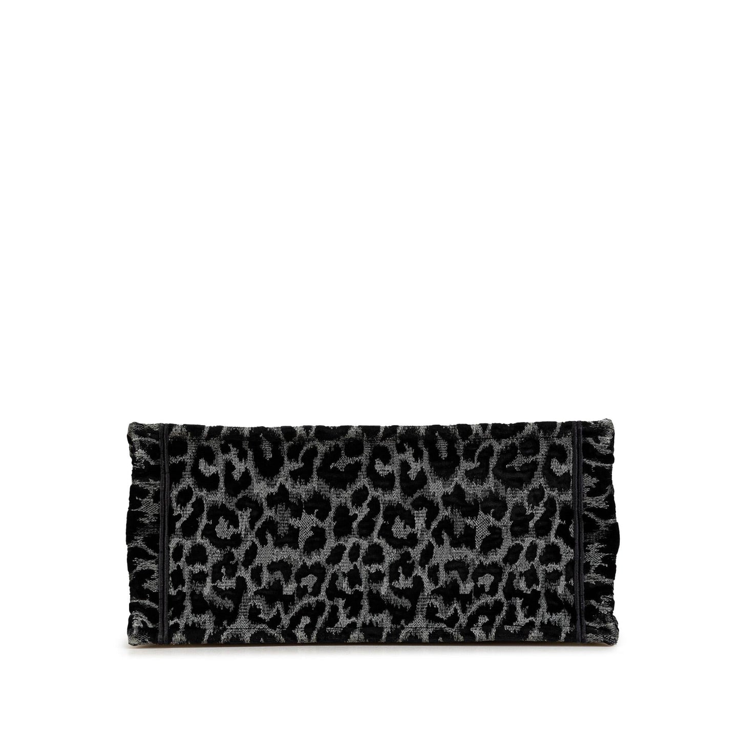 Dior Mizza Leopard Book Tote Canvas Medium Embroidered Tote Bag