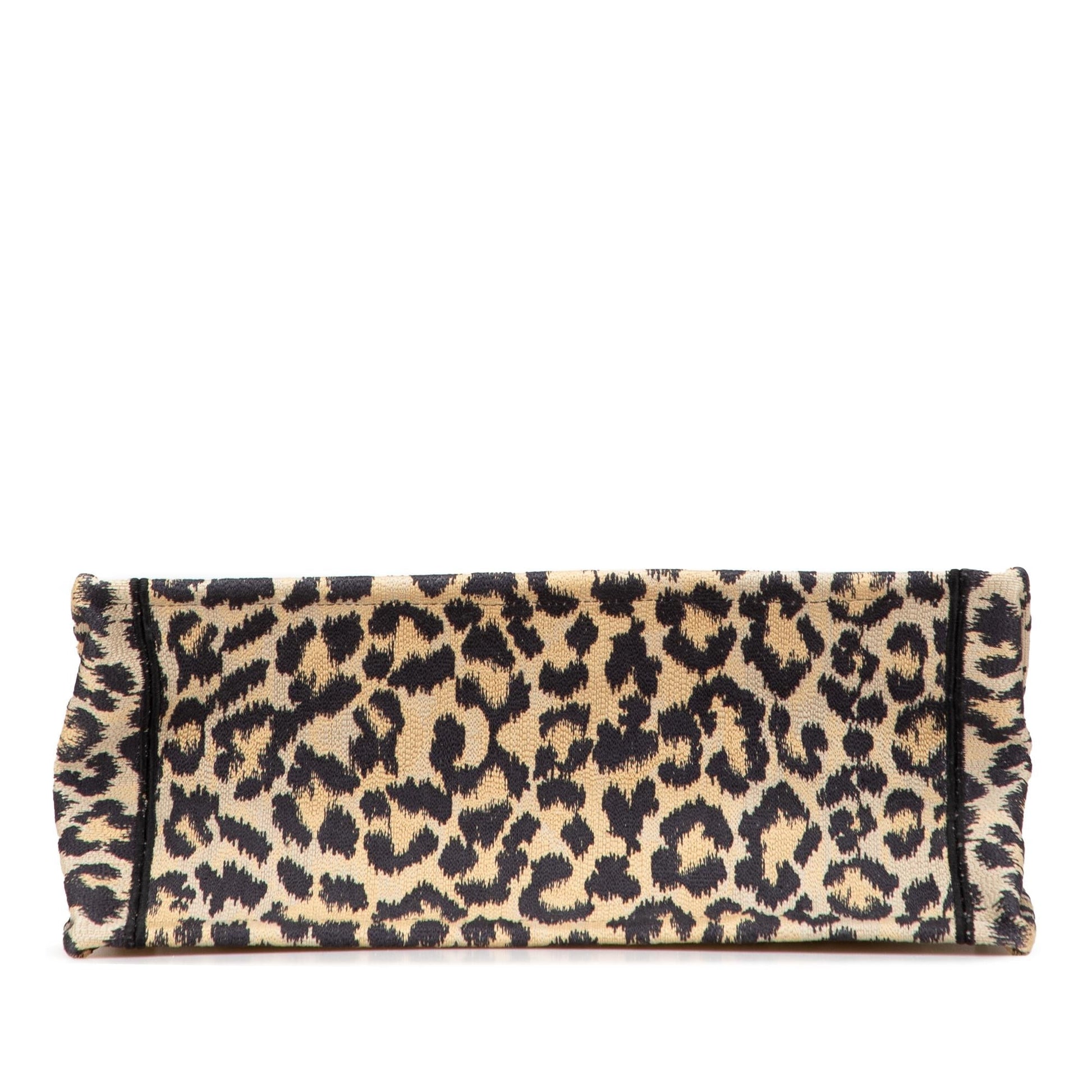 Dior Mizza Leopard Book Tote Canvas Medium Embroidered Tote Bag Book Tote 3