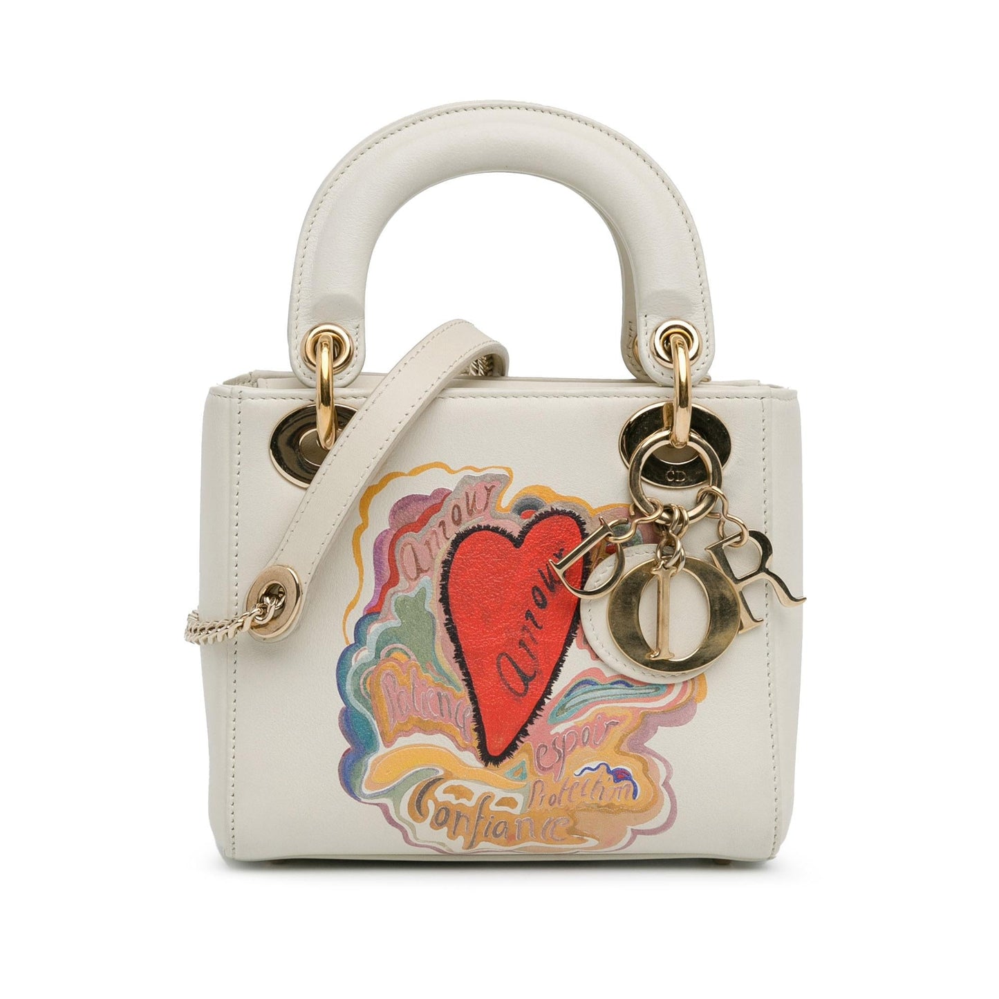 Dior Niki De Saint Phalle Calfskin amour Lady Satchel Mini Satchel Bag Lady Dior 1