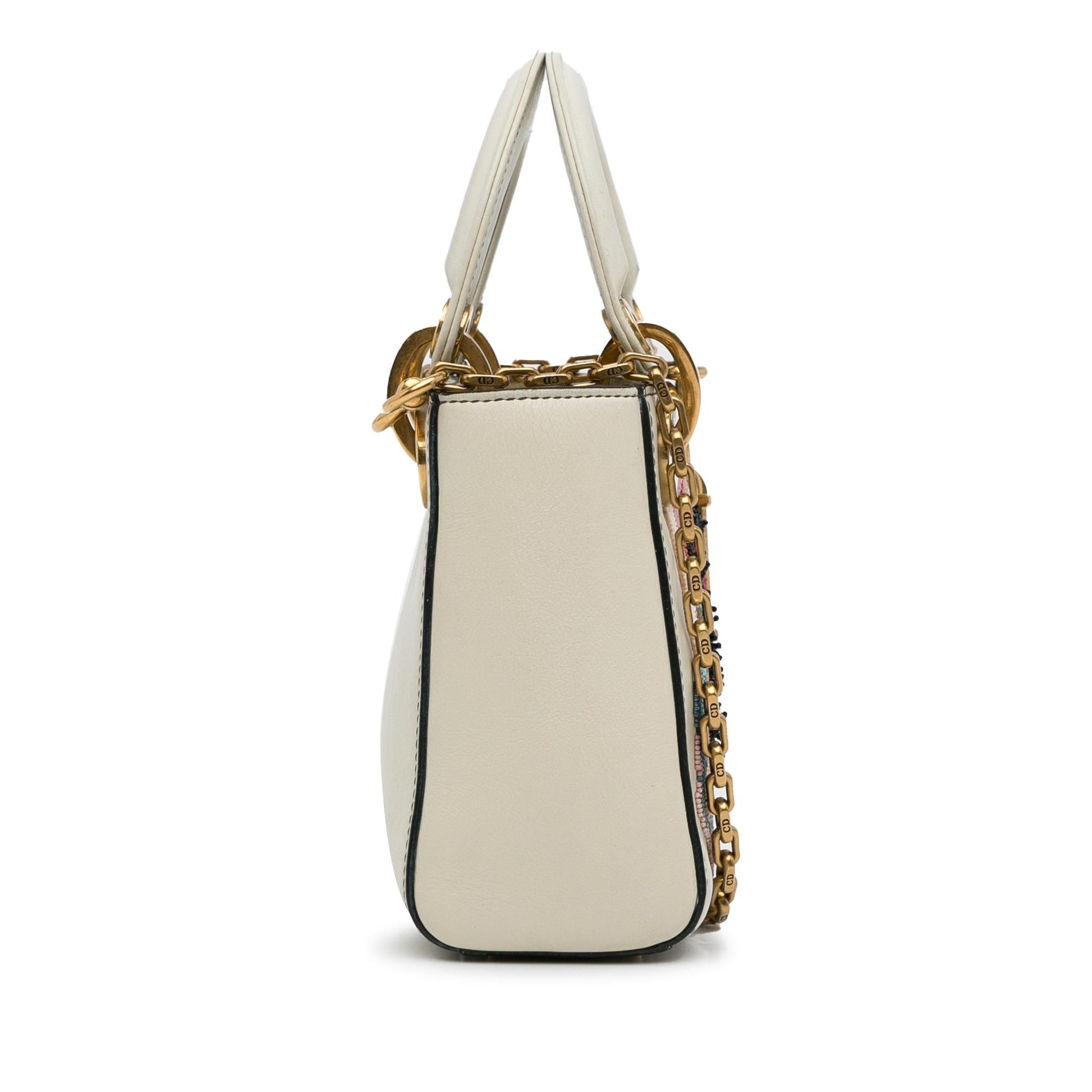 Dior Niki De Saint Phalle Calfskin amour Lady Satchel Mini Satchel Bag Lady Dior 7