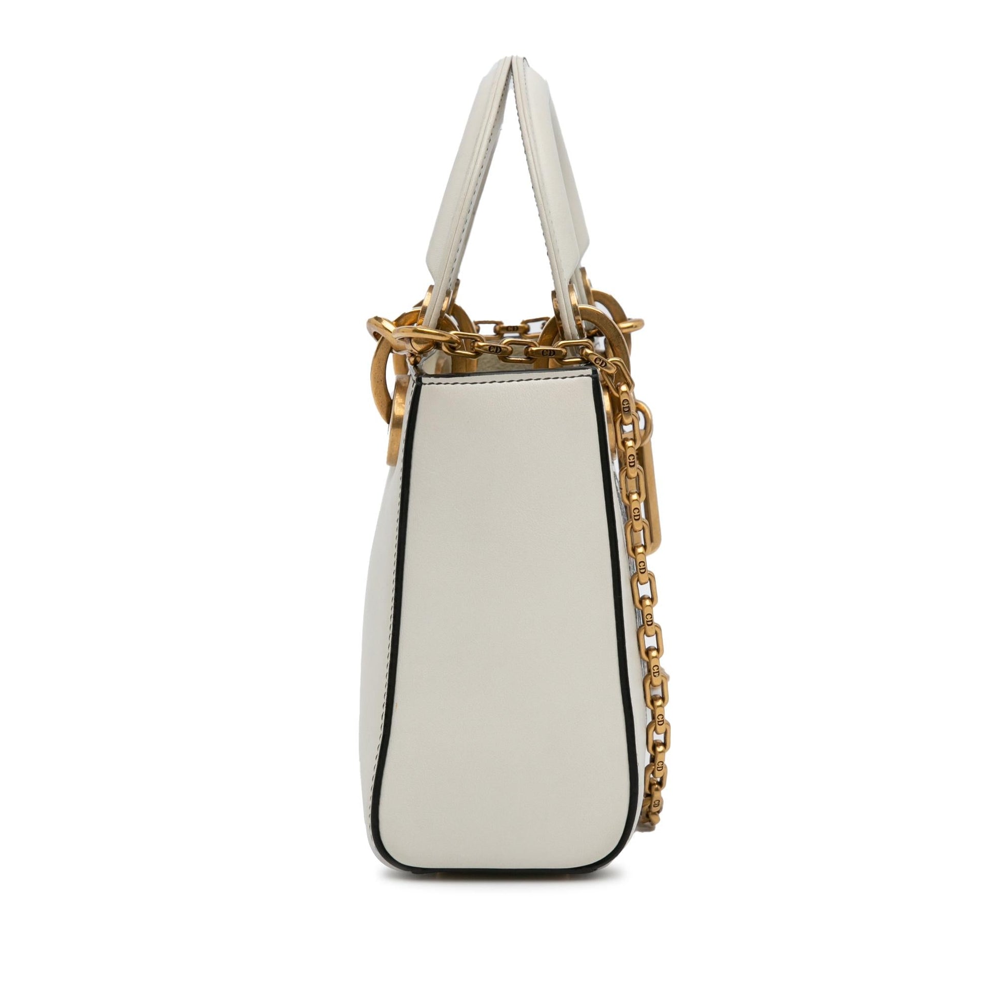 Dior Niki De Saint Phalle Calfskin Lady Satchel Bag Mini Calfskin Lady Dior