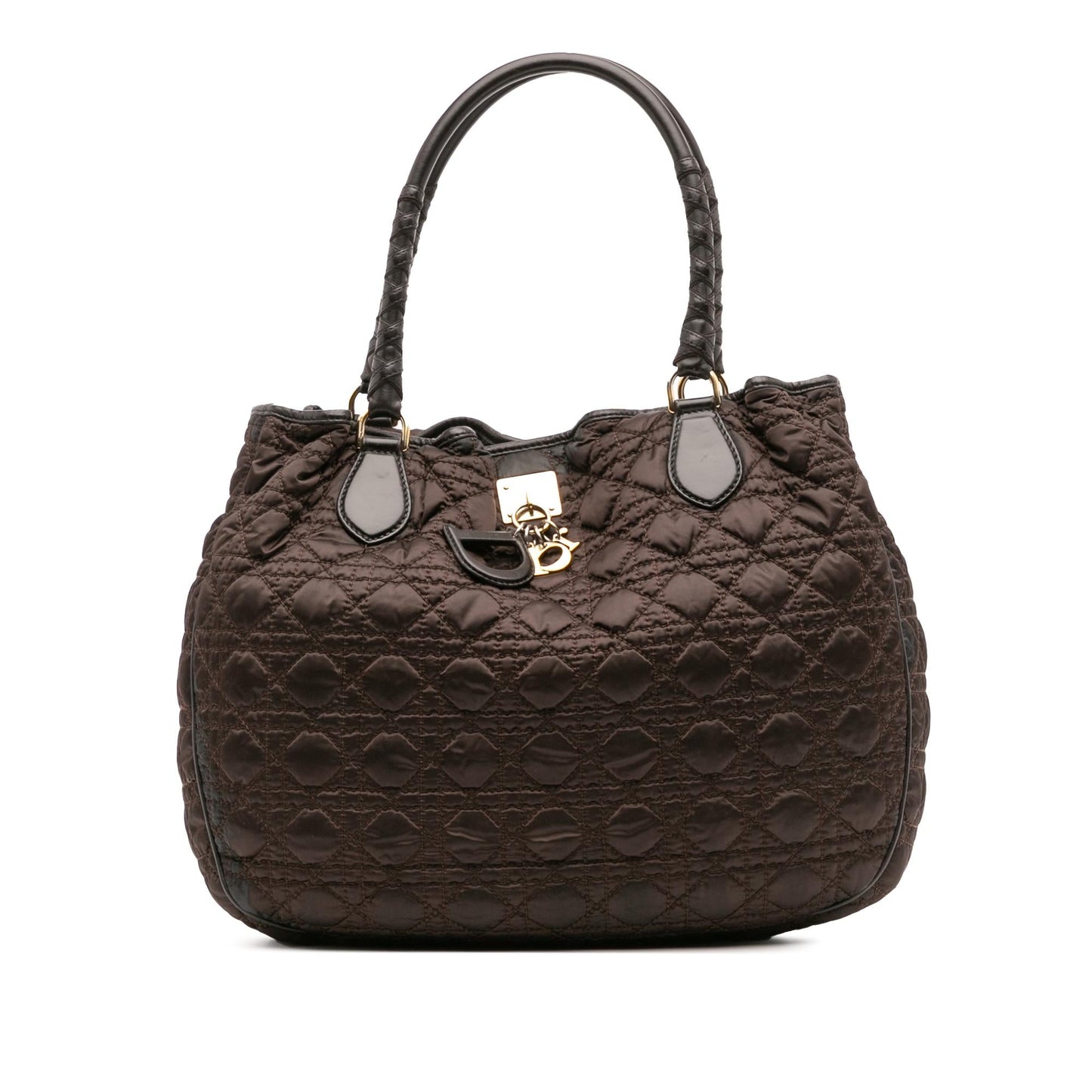 Dior Cannage Lovely Shopper Tote Nylon Tote Bag