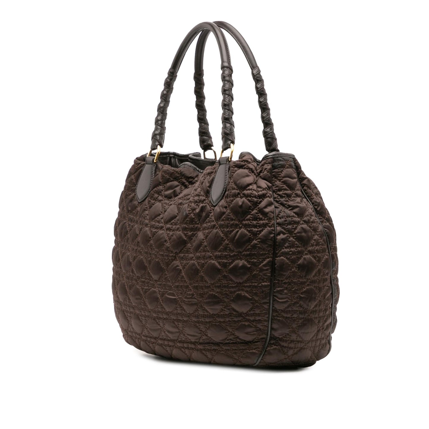 Dior Cannage Lovely Shopper Tote Nylon Tote Bag