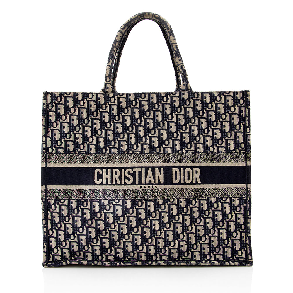 Dior Oblique Book Tote Shf Tote Bag