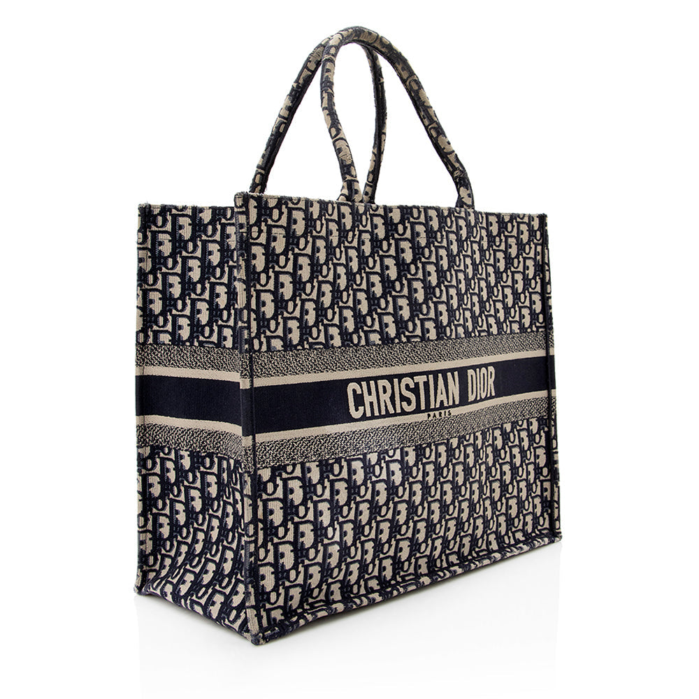 Dior Oblique Book Tote Shf Tote Bag