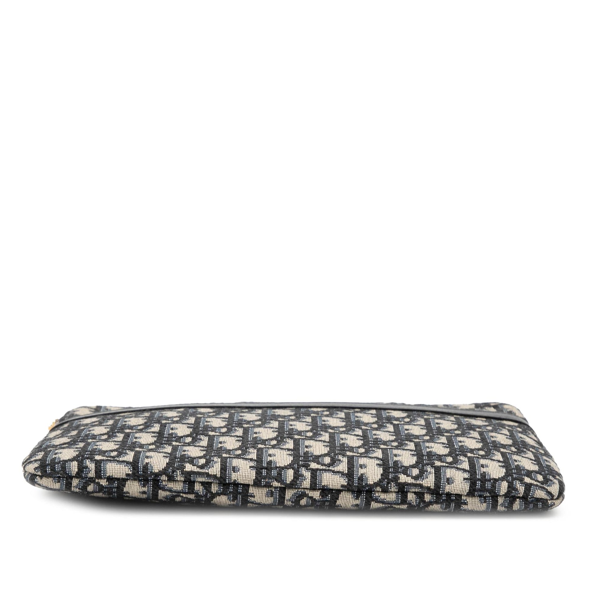 Dior Oblique Clutch Canvas Clutch Bag