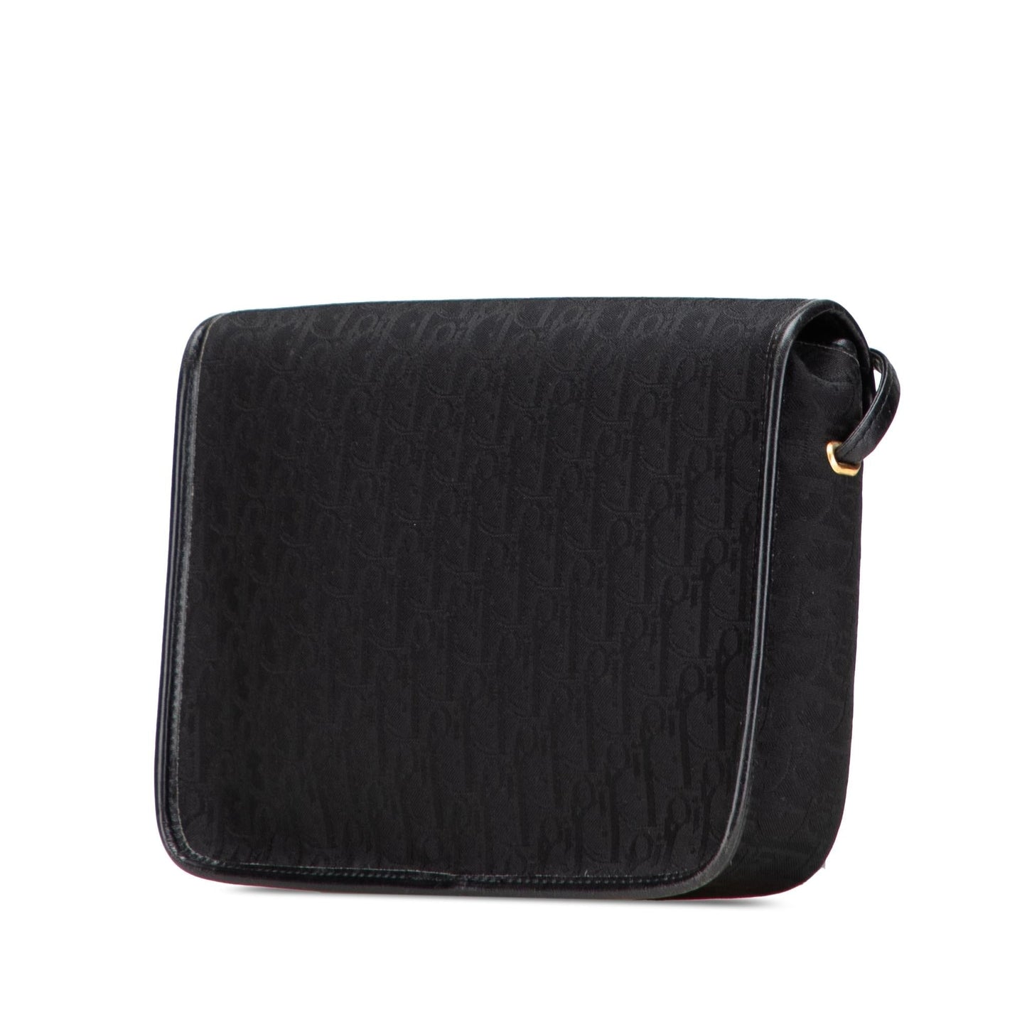 Dior Oblique Crossbody Canvas Flap Crossbody Bag