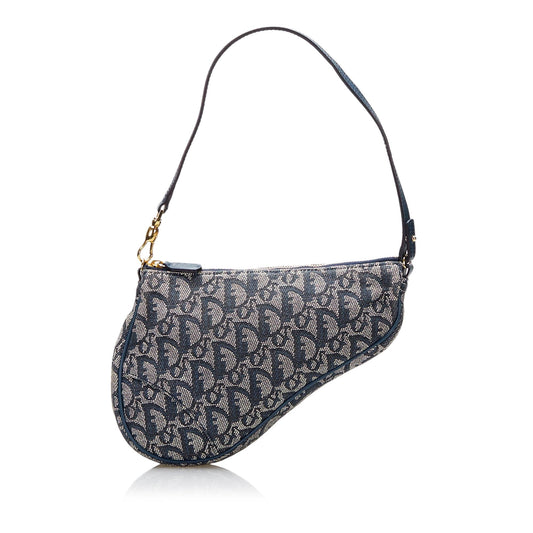 Dior Oblique Saddle Shg Handbag Canvas Mini Travel Bag Saddle Shg 36838