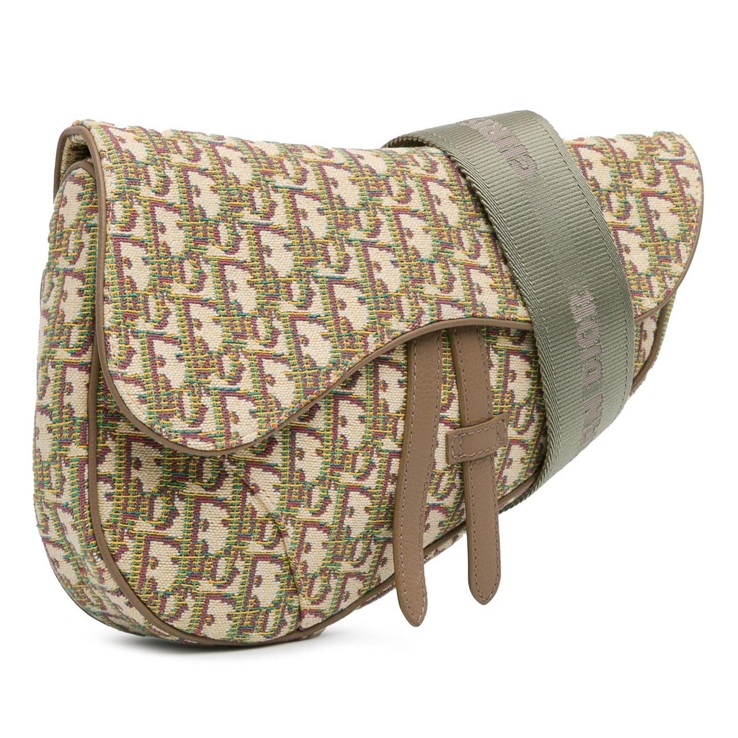 Dior Oblique Saddle Bag Shg Mbhm7W Canvas Crossbody Bag