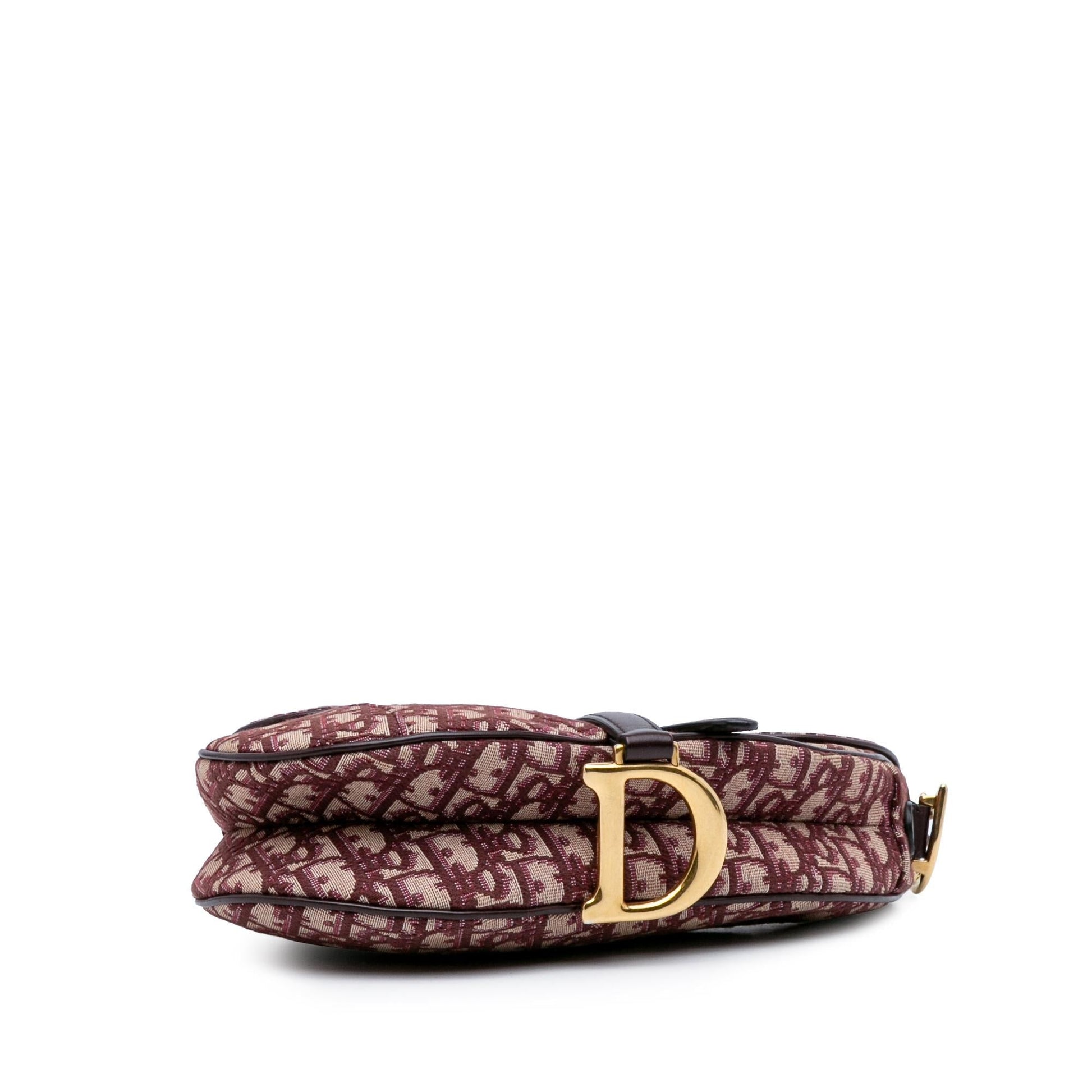 Dior Oblique Saddle Bag Canvas Shoulder Bag Saddle Bag 3