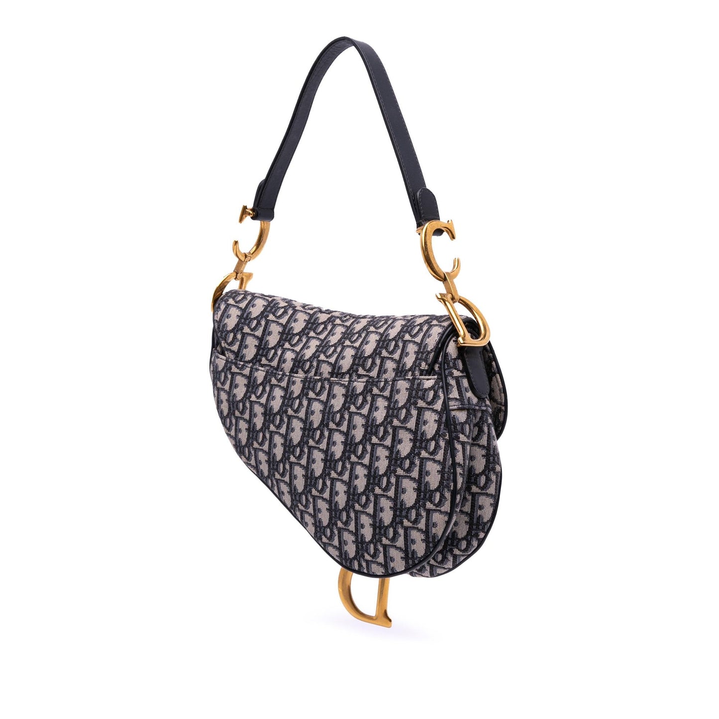 Dior Oblique Saddle Bag Canvas Shoulder Bag Saddle Bag 5