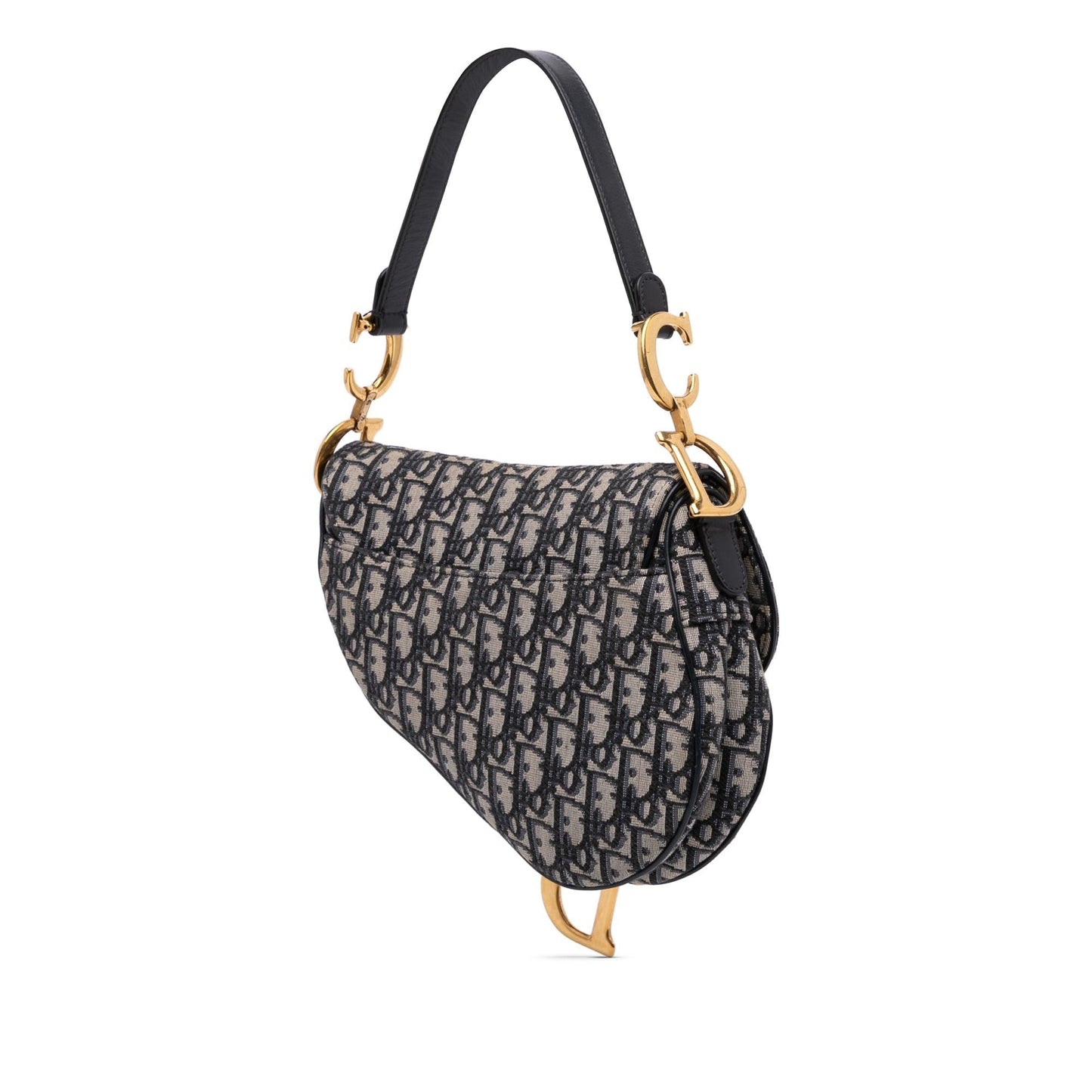 Dior Oblique Saddle Bag Canvas Shoulder Bag Saddle Bag 8
