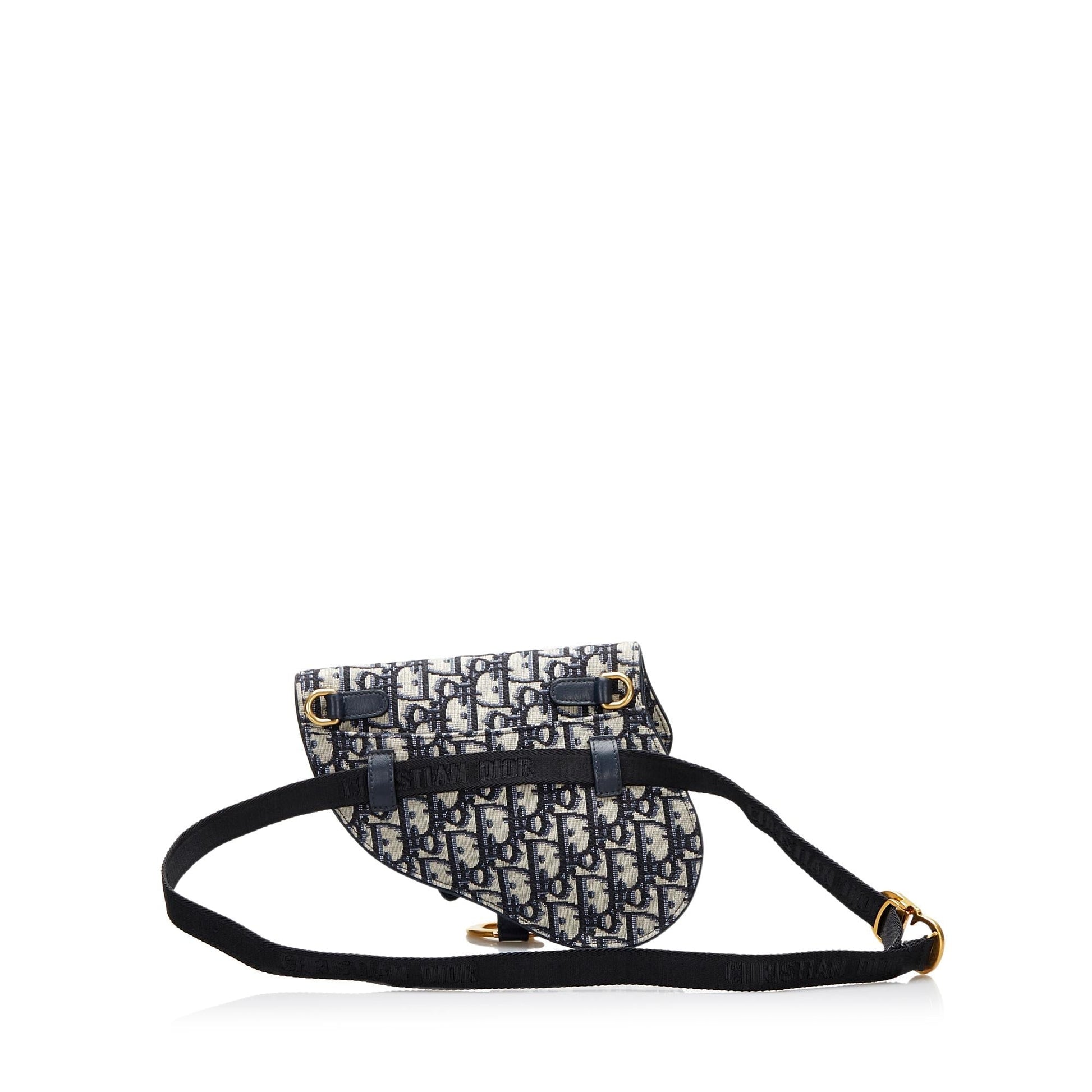 Dior Oblique Saddle Belt Bag Canvas Belt Bag 3