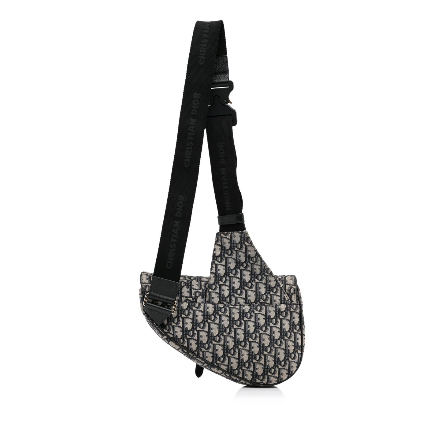 Dior Oblique Saddle Crossbody Canvas Crossbody Bag