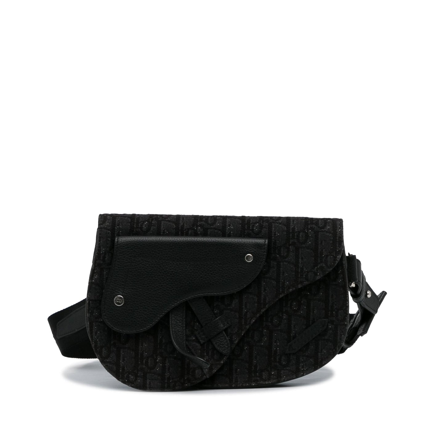 Dior Oblique Saddle Messenger Bag Canvas Crossbody Bag