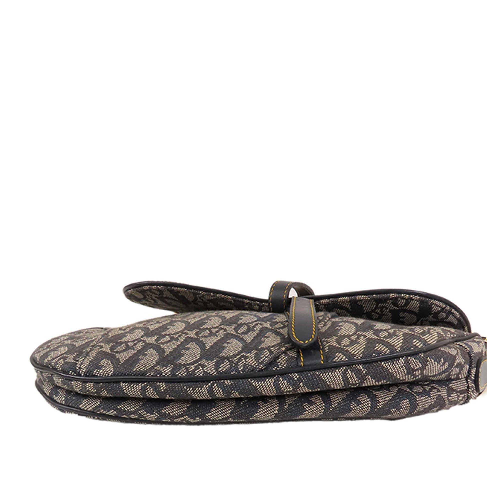 Dior Oblique Saddle Shg Voeizz Shoulder Bag Canvas