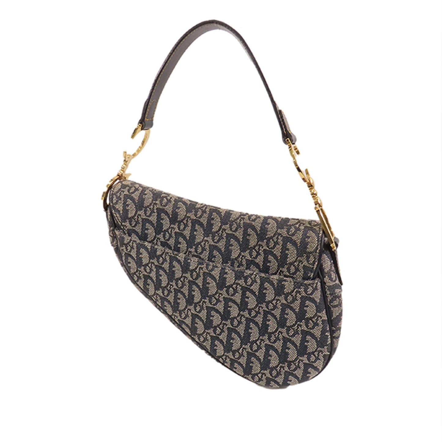 Dior Oblique Saddle Shg Voeizz Shoulder Bag Canvas