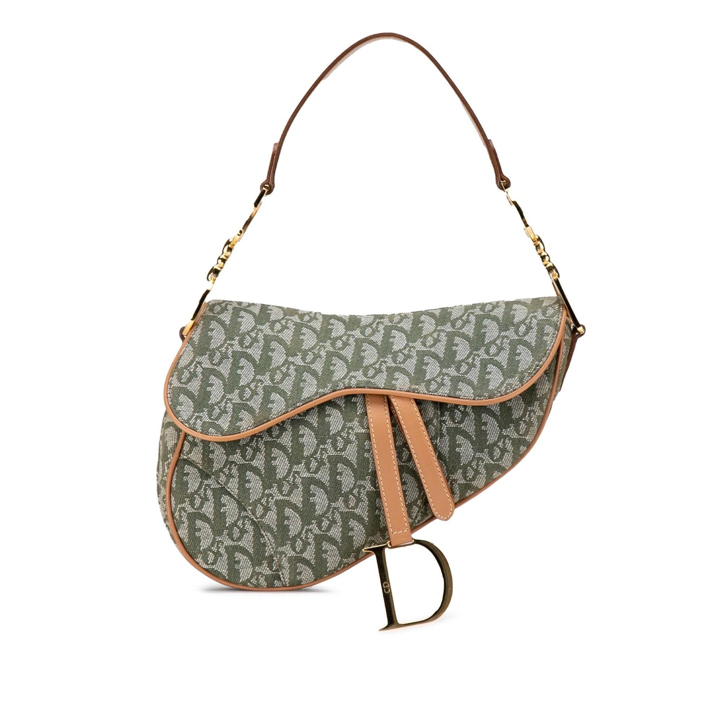 Dior Oblique Saddle Shg Hhkgwr Shoulder Bag Canvas