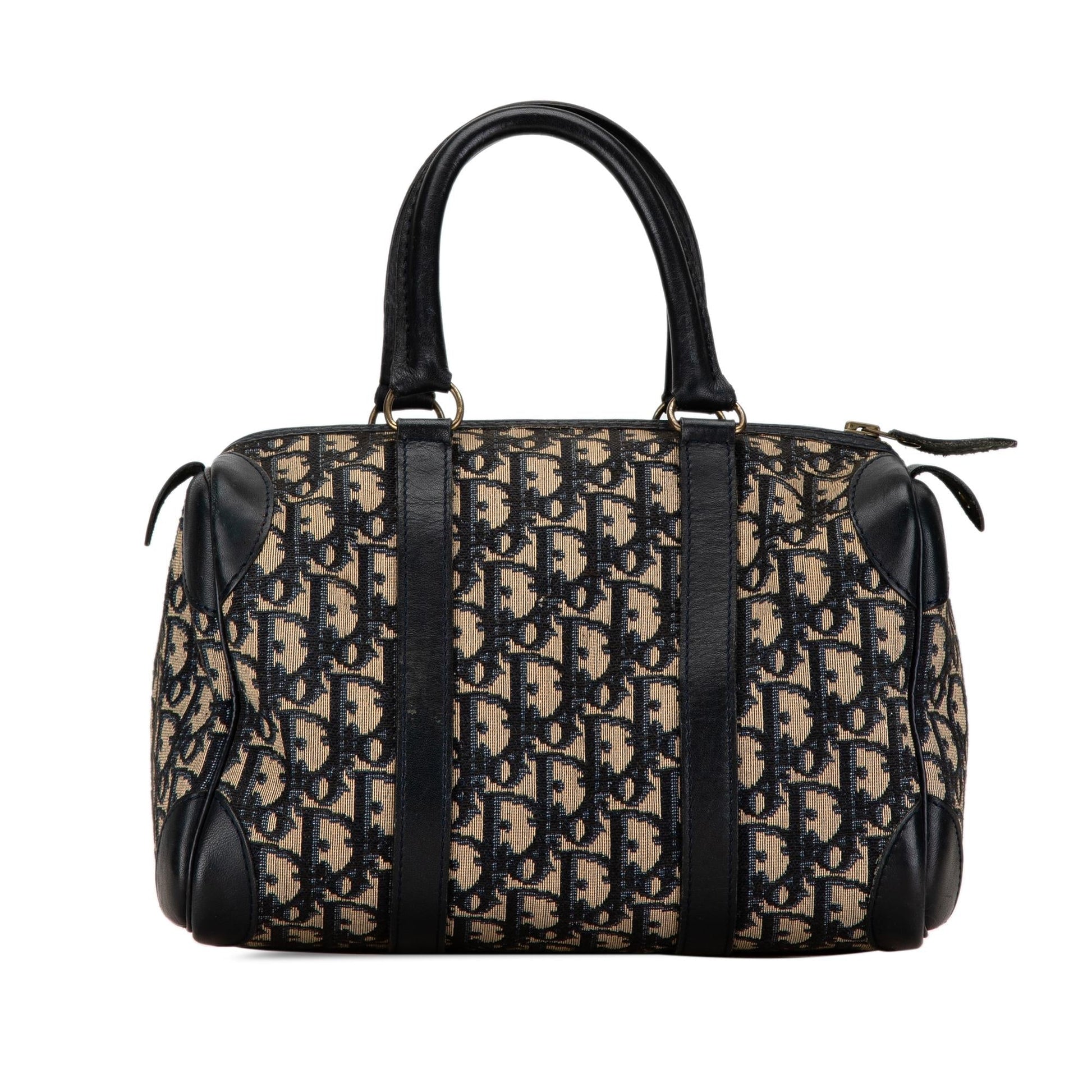 Dior Oblique Trotter Boston Bag Shg Pibsgz Canvas Satchel Bag