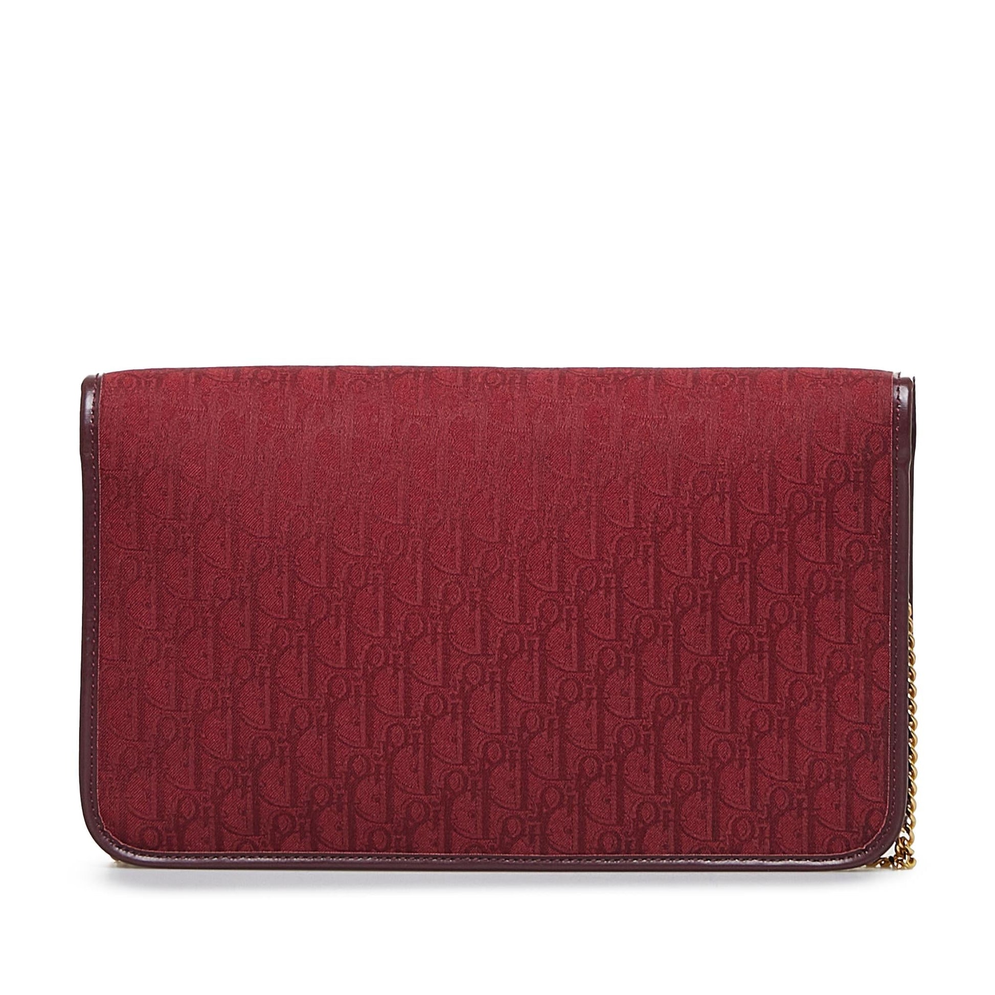 Dior Oblique Crossbody Shg Whweql Chain Crossbody Bag