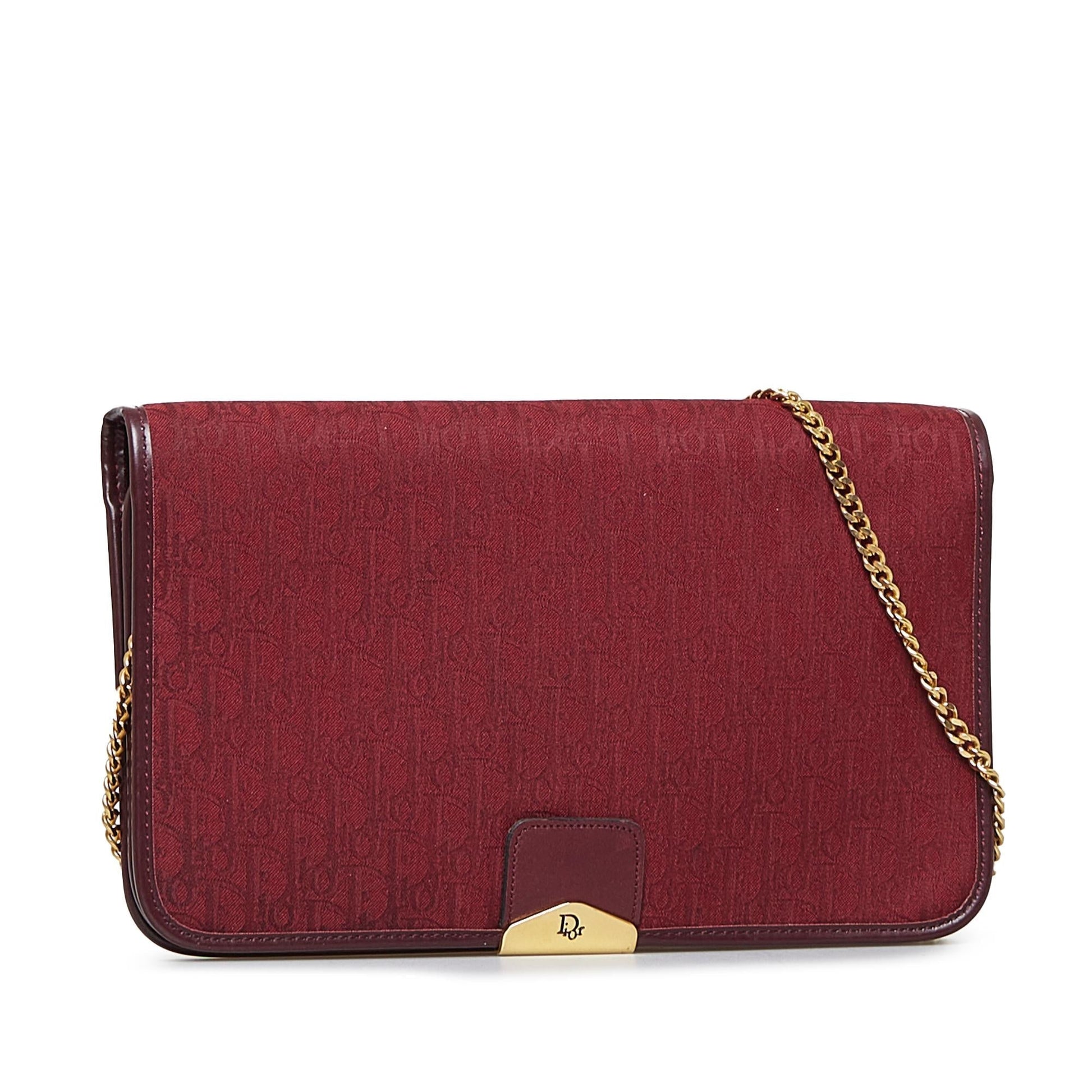 Dior Oblique Crossbody Shg Whweql Chain Crossbody Bag