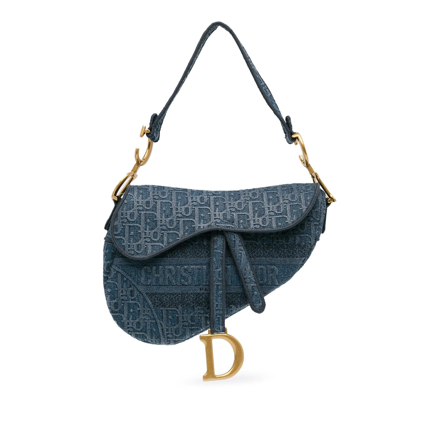 Dior Oblique Saddle Bag Shg 2Rs5Tk Denim Shoulder Bag