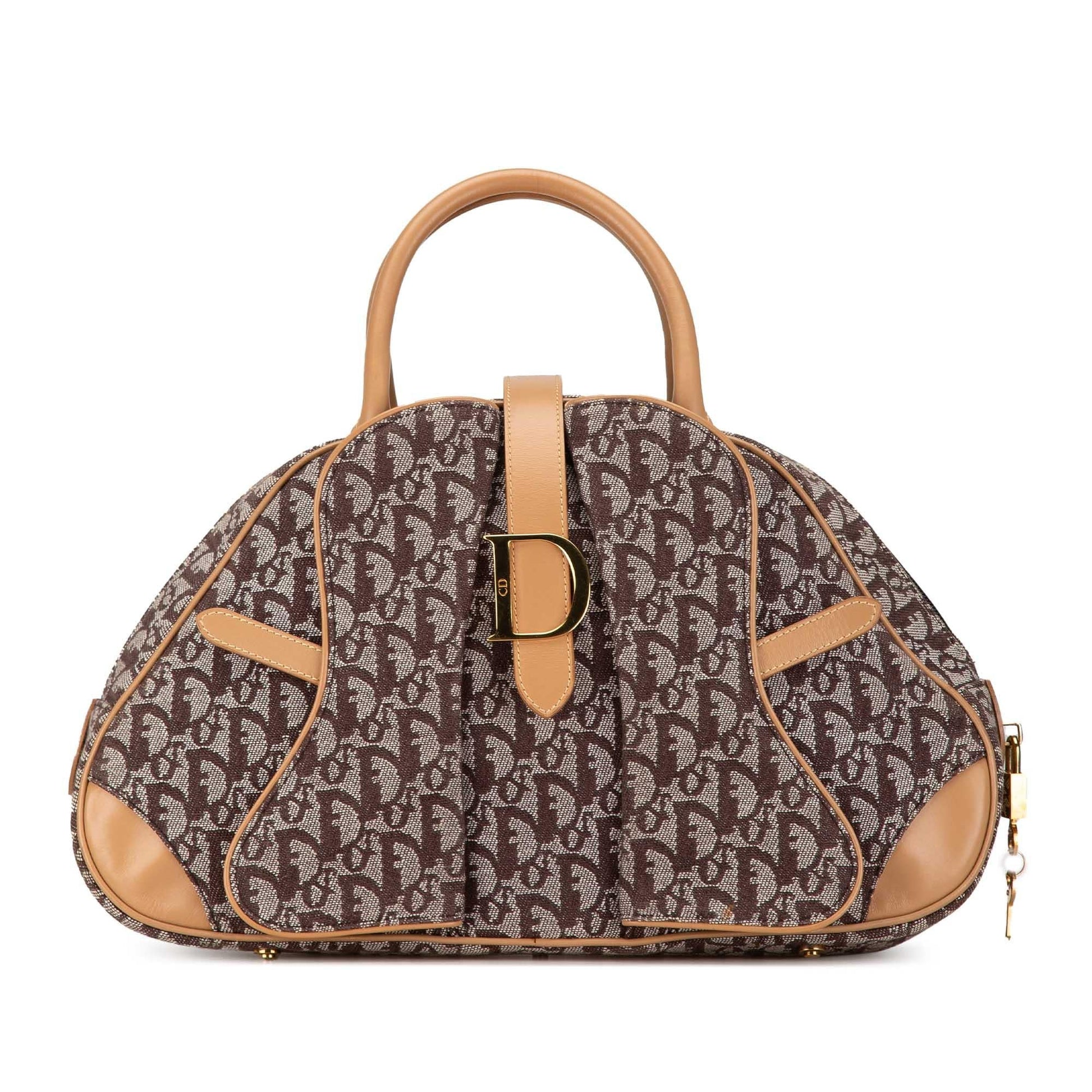 Dior Oblique Double Saddle Bowler Shg Ajkwhw Satchel Bag