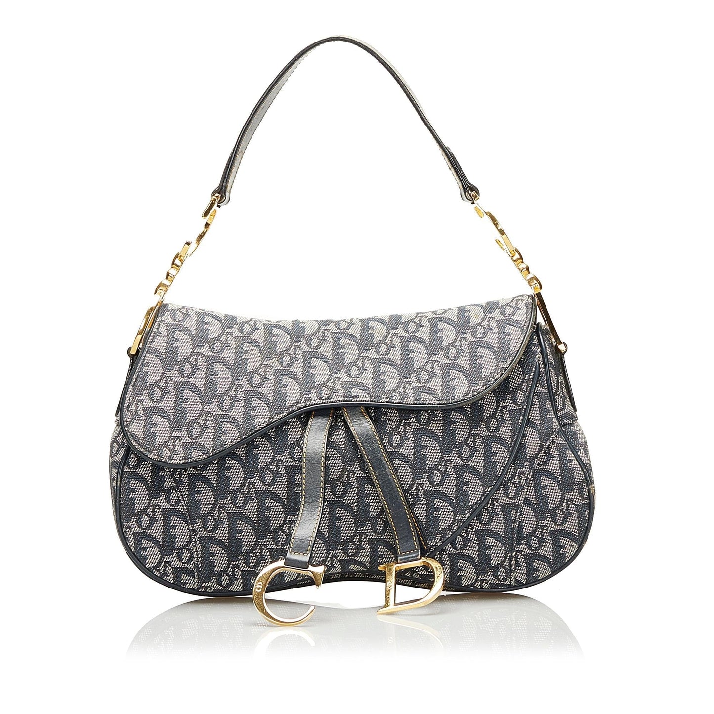 Dior Oblique Double Saddle Shg Handbag Travel Bag