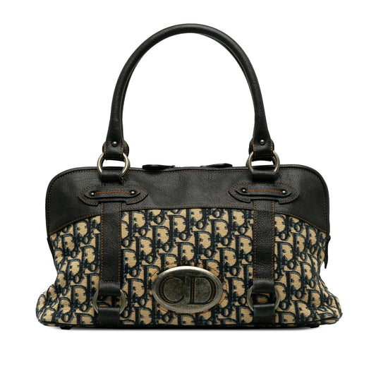 Dior Oblique Handbag Shg Audufz Satchel Bag