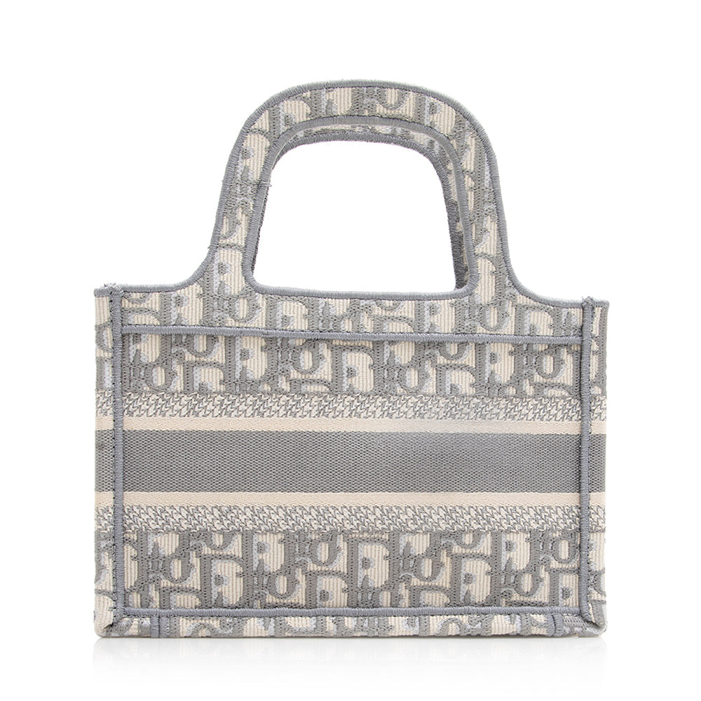 Dior Oblique Book Tote Shf Mini Tote Bag