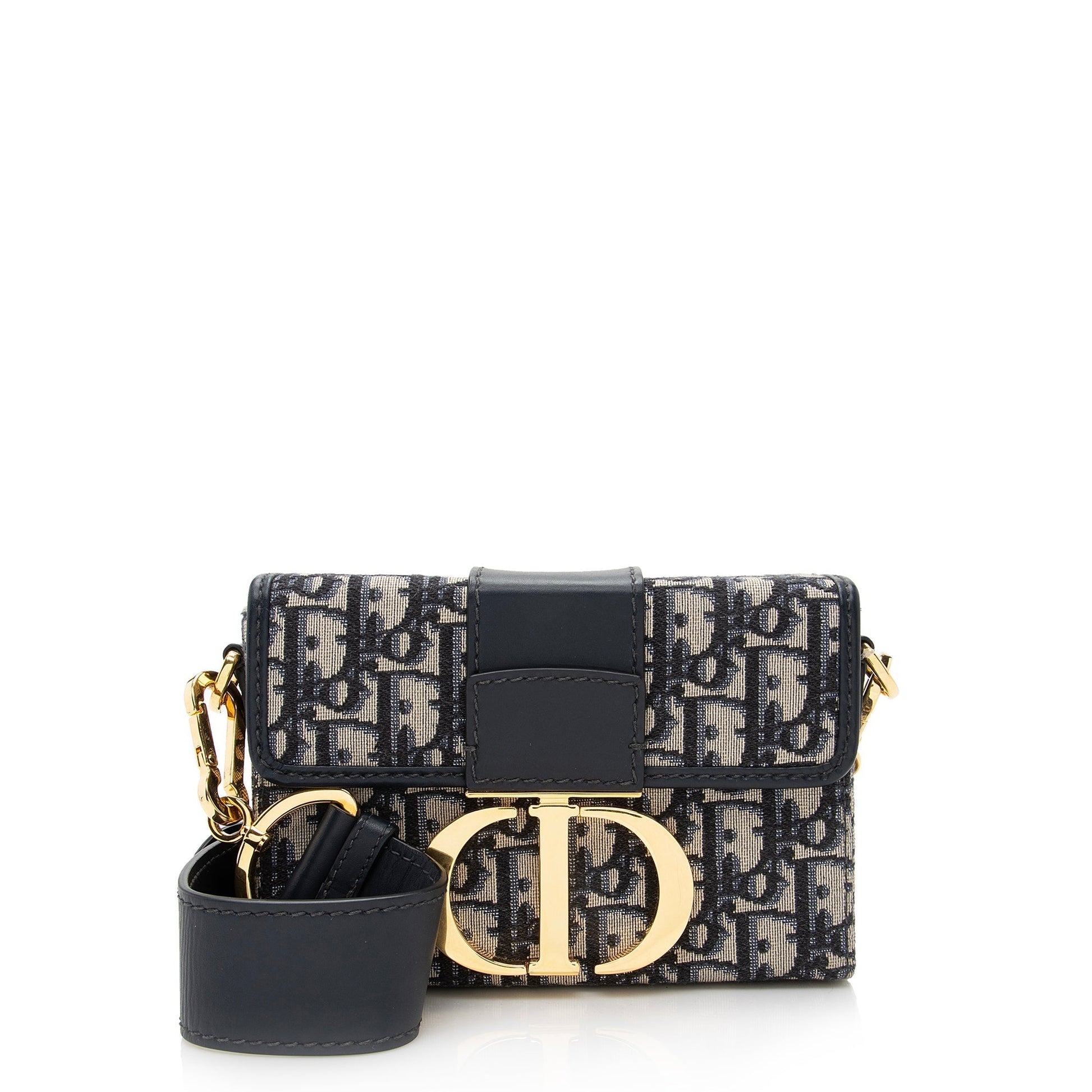 Dior Oblique Montaigne Box Shoulder Bag Shf