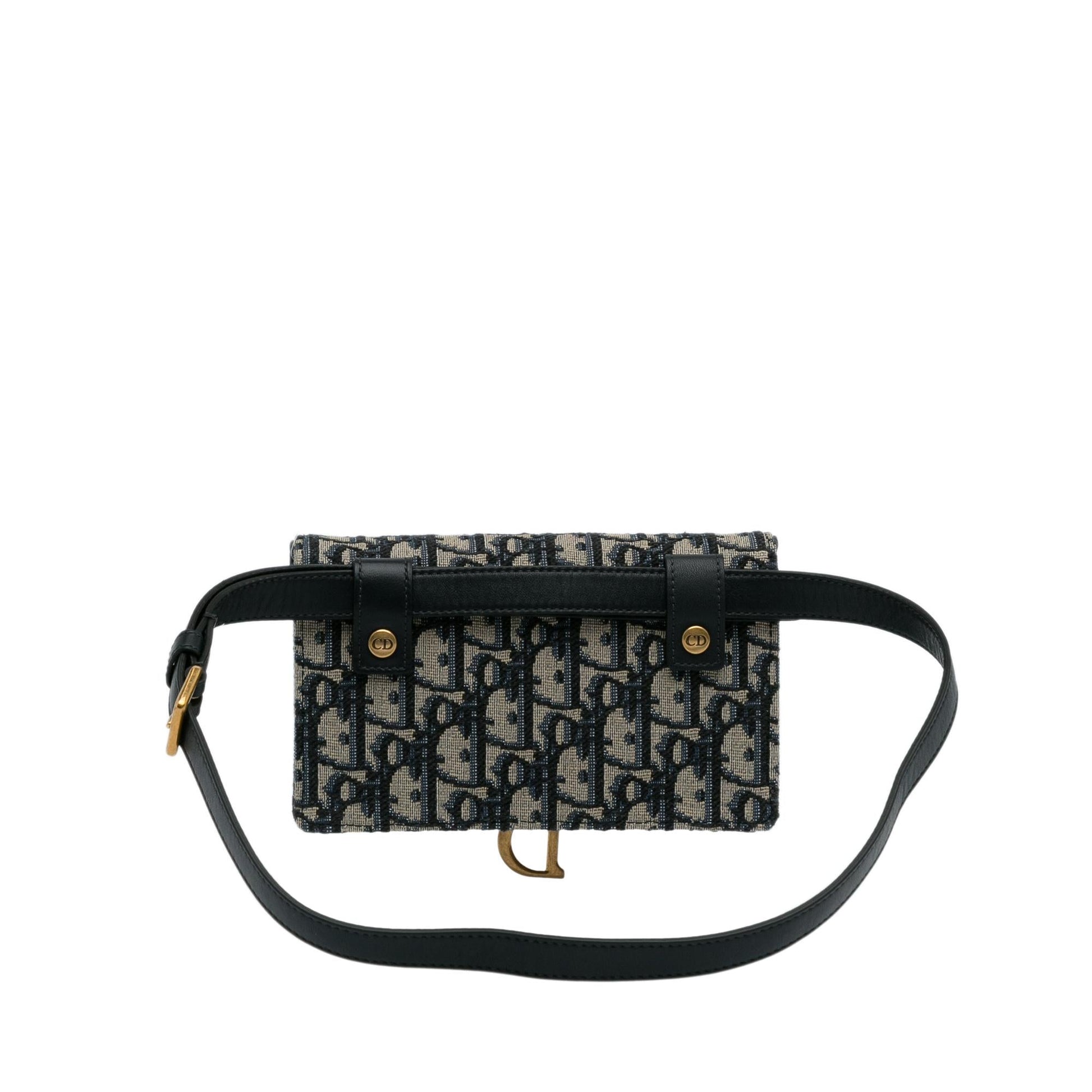 Dior Oblique Saddle Belt Bag Shg Vkbsl2