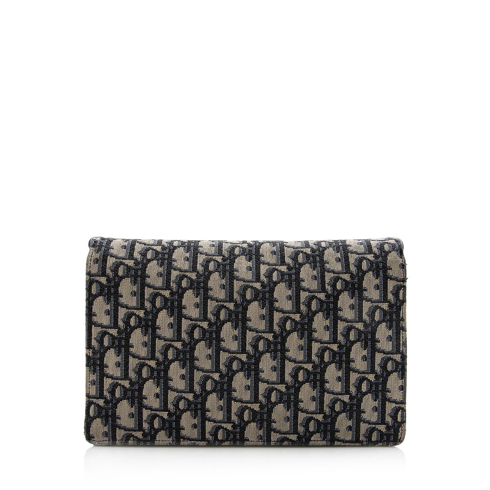 Dior Oblique Saddle Clutch Shf Chain Clutch Bag
