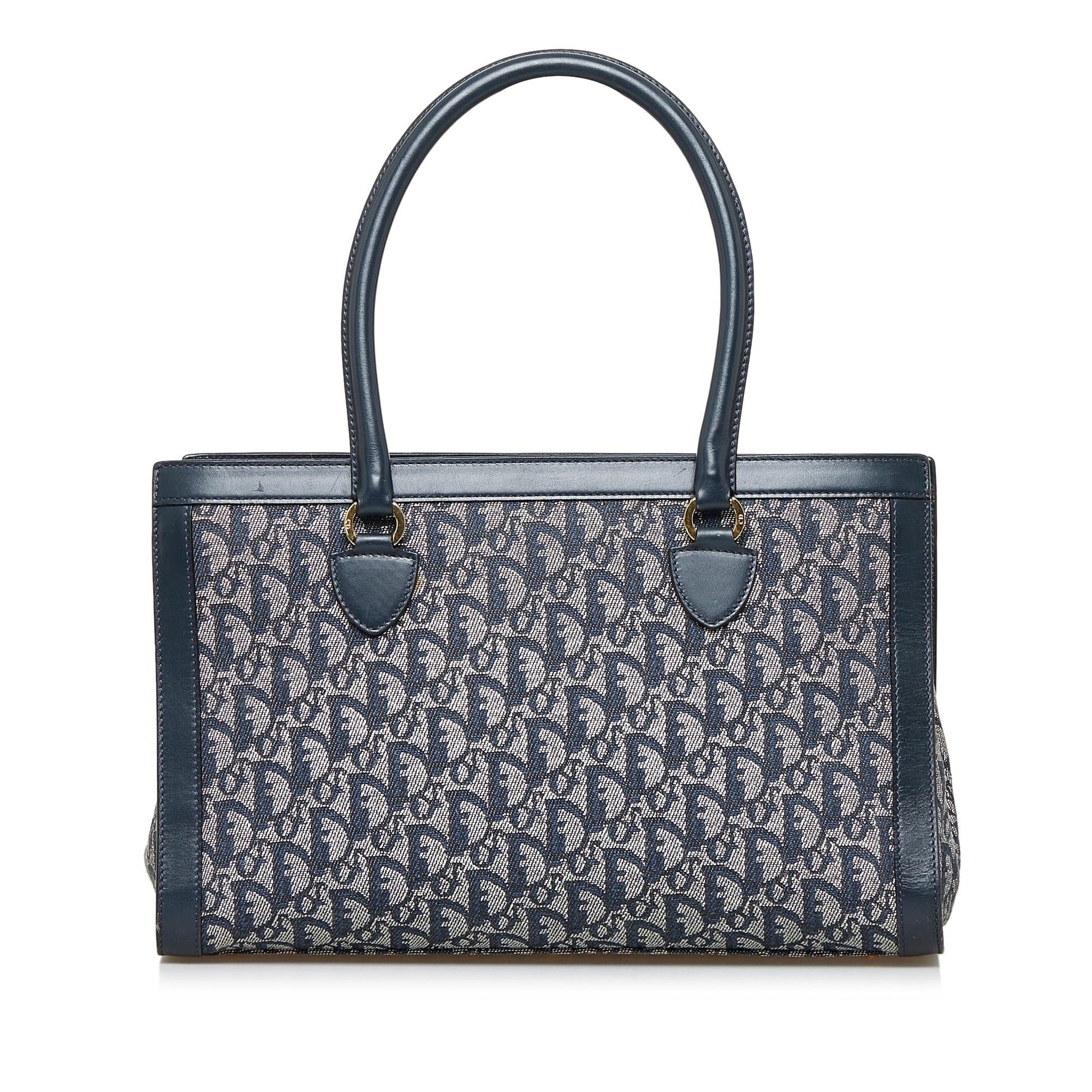 Dior Oblique Trotter Double Pocket Tote Shg Fuspb4 Tote Bag