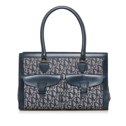 Dior Oblique Trotter Double Pocket Tote Shg Fuspb4 Tote Bag