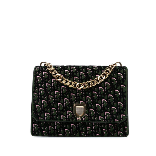 Dior Oblique Velvet ama Satchel Satchel Bag Diorama Satchel 1
