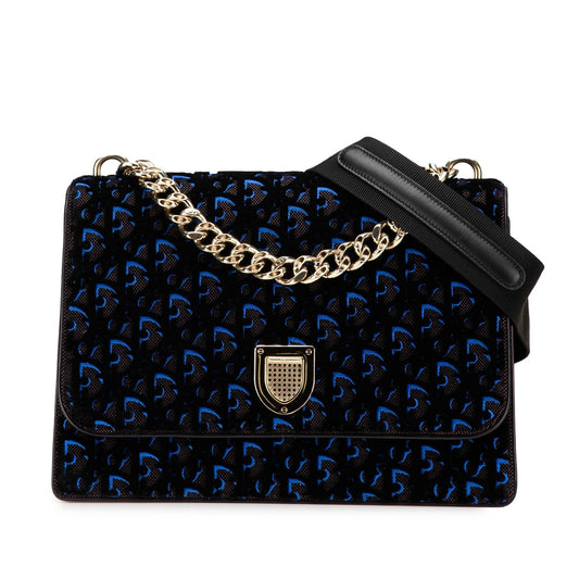 Dior Oblique Velvet ama Satchel Satchel Bag Diorama Satchel 2