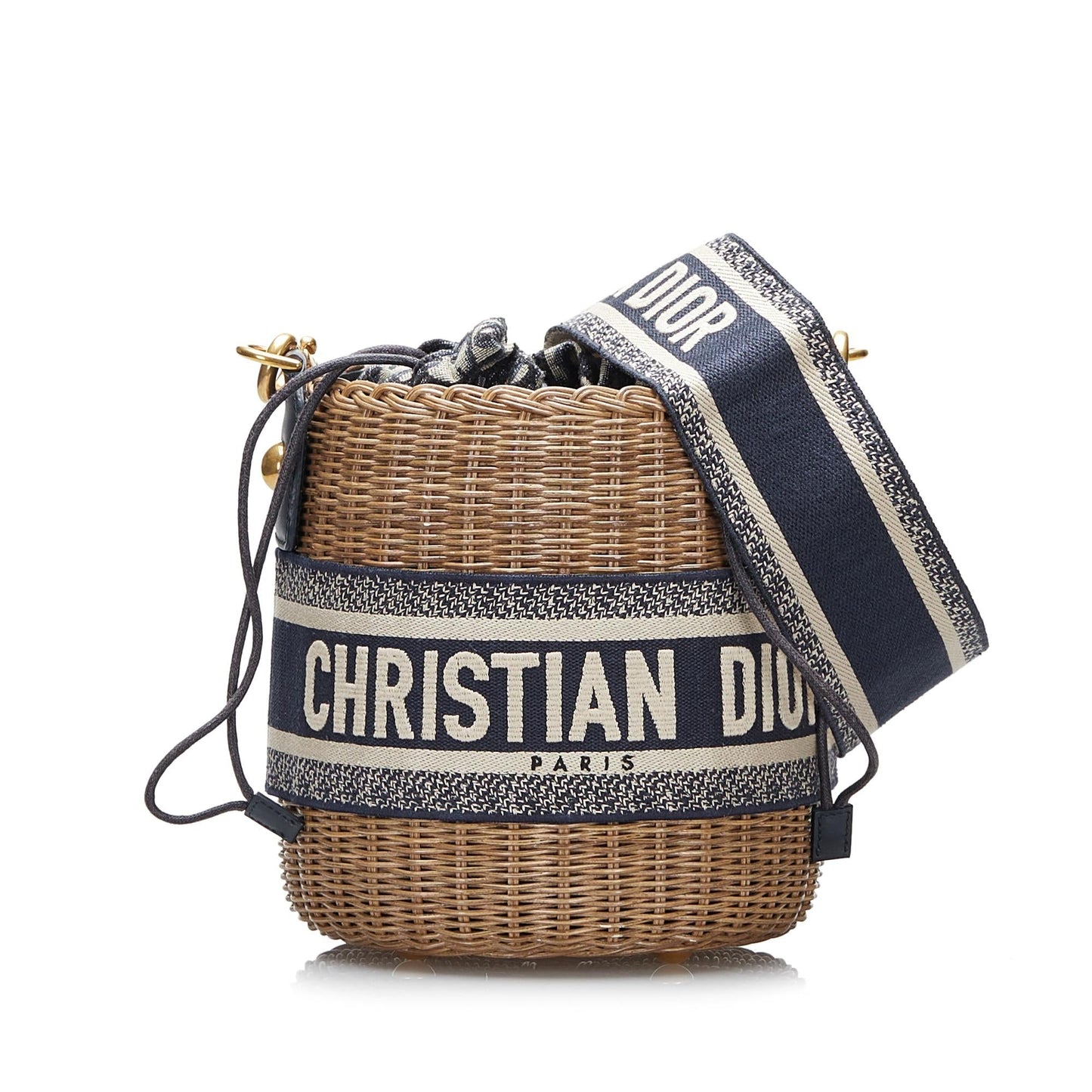 Dior Oblique Bag Shg S9Ek59 Wicker Bucket Shoulder Bag