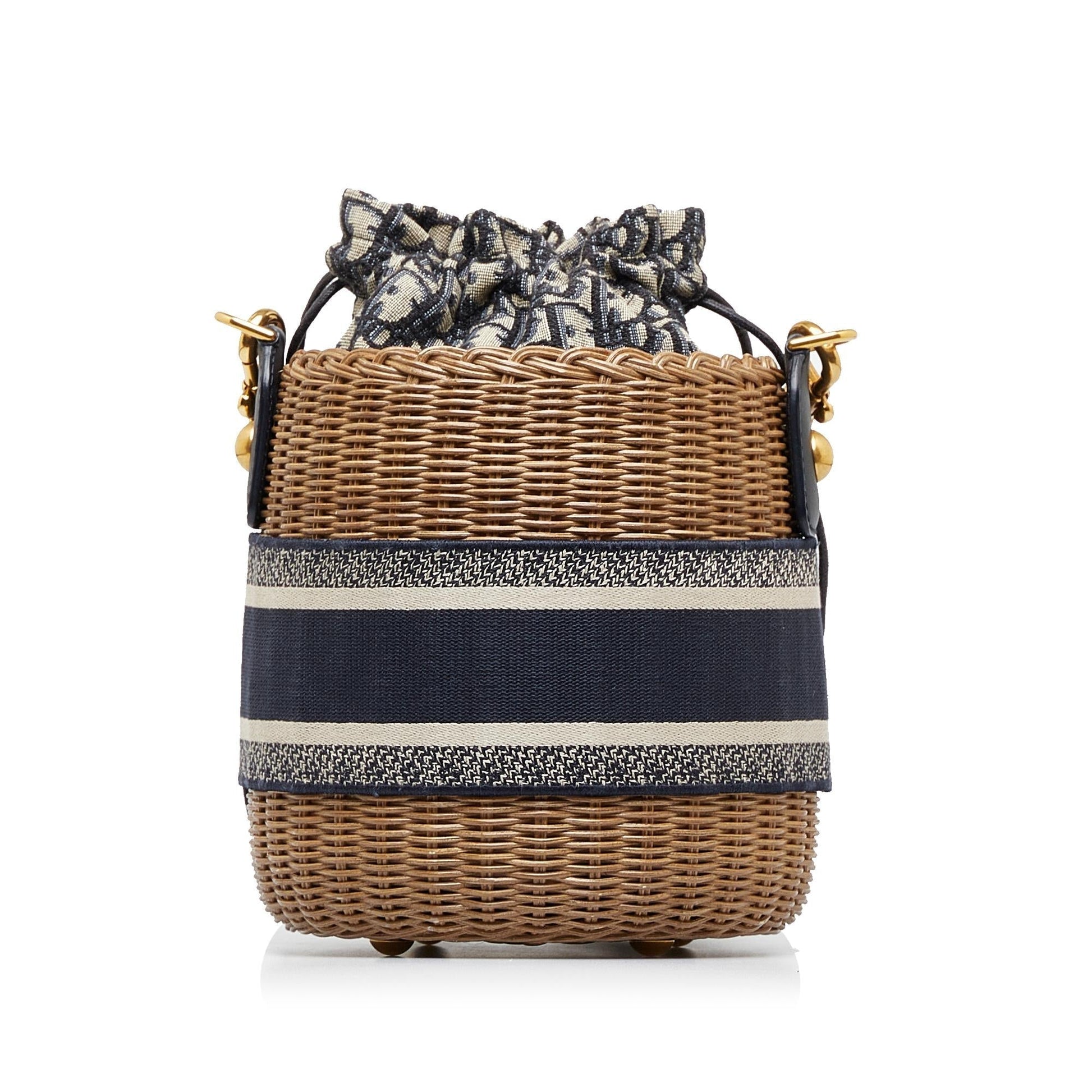 Dior Oblique Bag Shg 9Ocovk Wicker Bucket Shoulder Bag