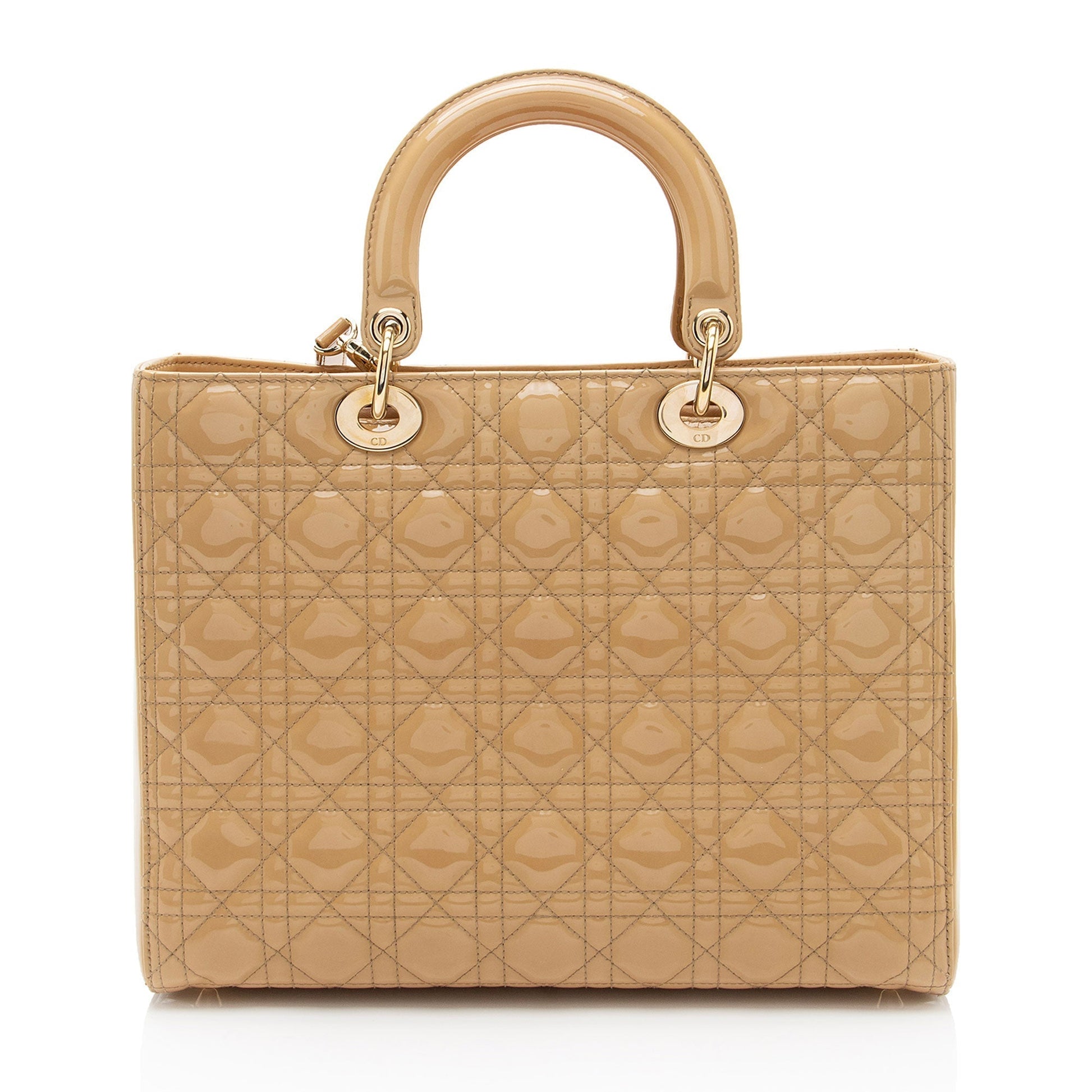 Dior Lady Tote Shf Ez4Ewj Leather Patent Large Tote Bag