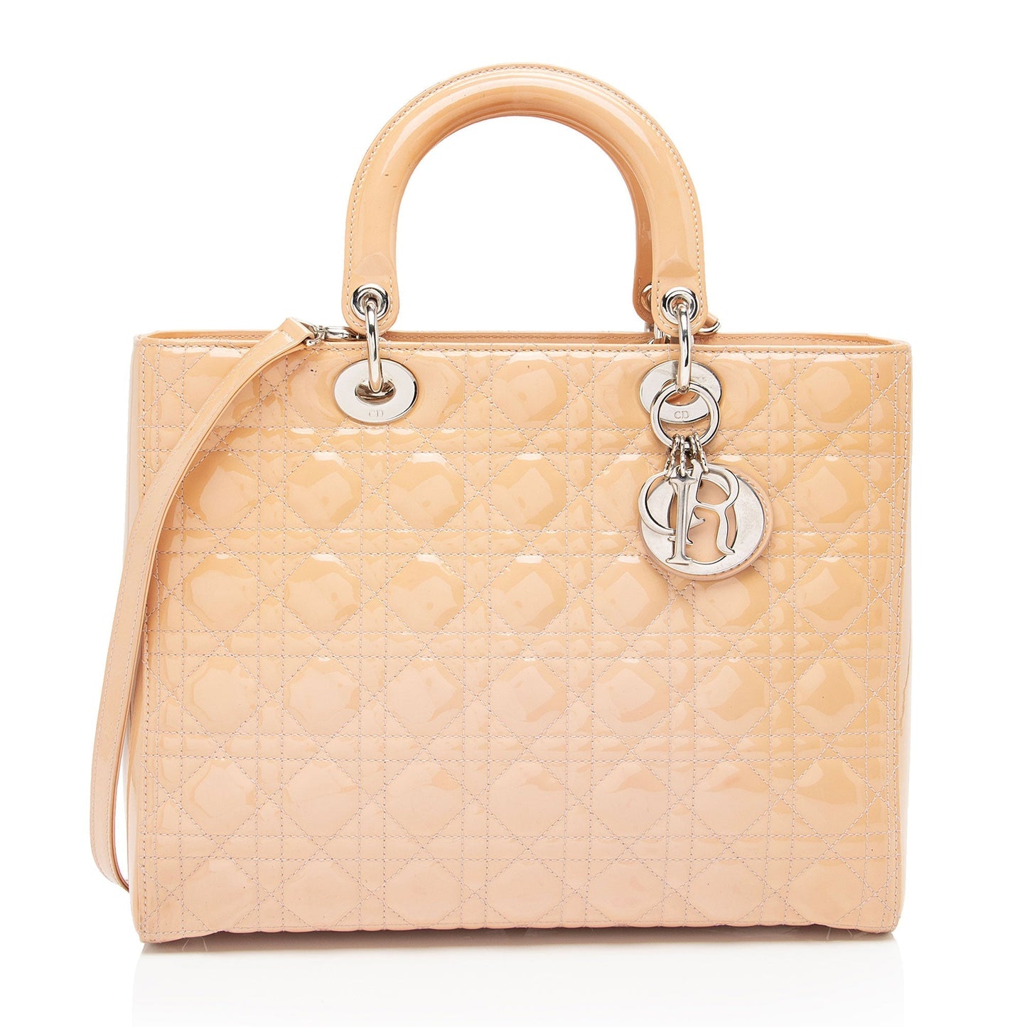 Dior Lady Tote Shf 2Qzbi4 Leather Patent Large Tote Bag