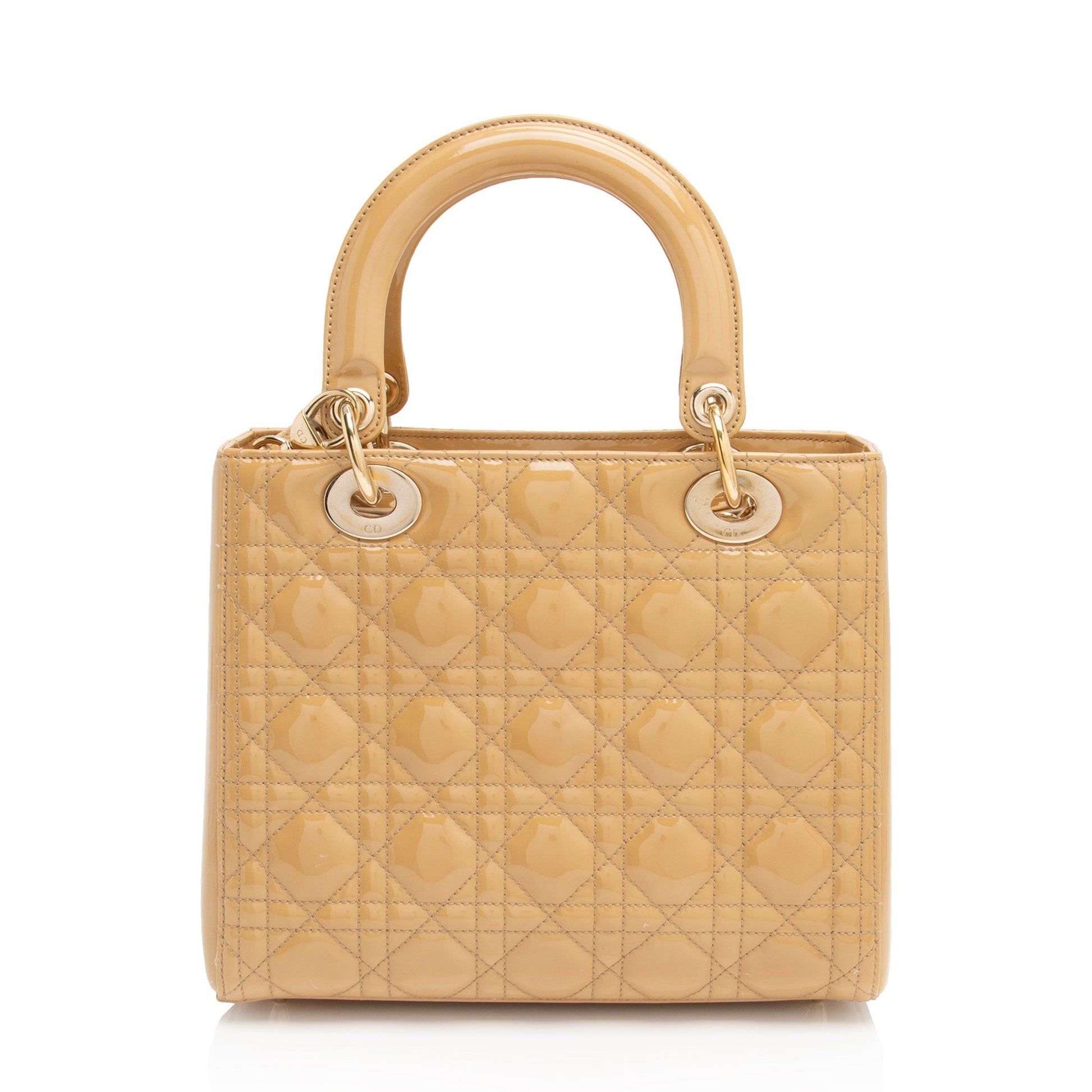 Dior Lady Tote Shf 8Qfooj Leather Patent Medium Tote Bag