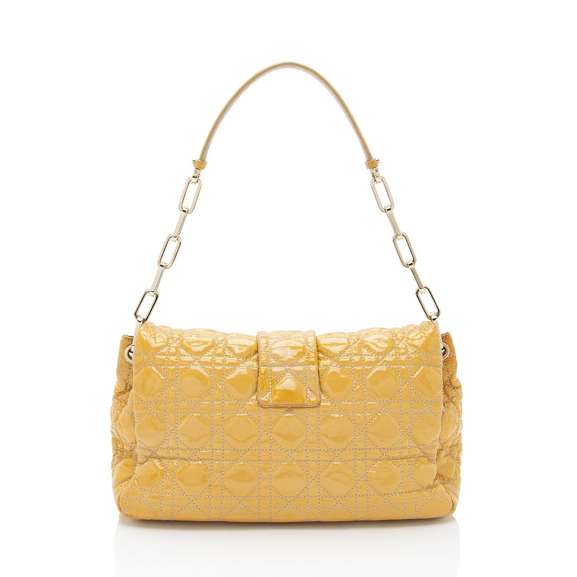 Dior New Lock Bag Final Sale Leather Patent Flap Shoulder Bag