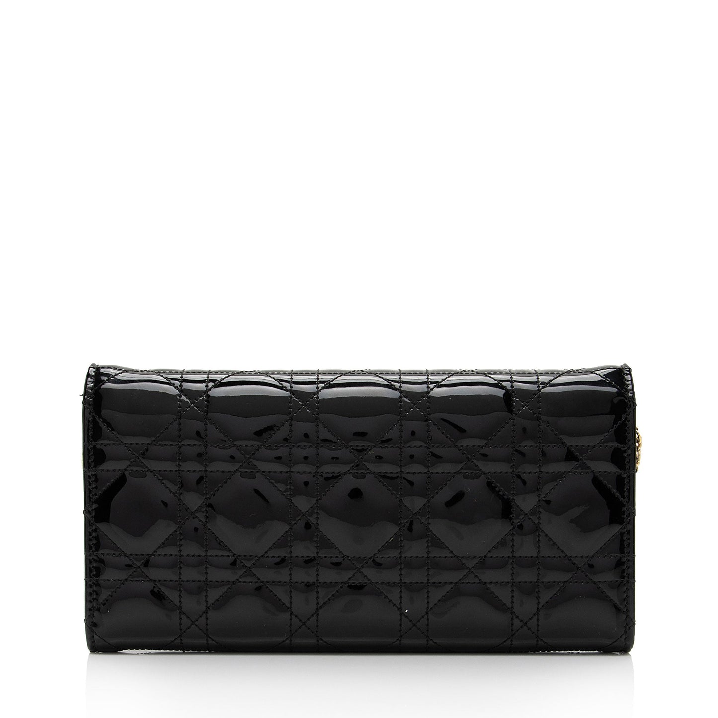 Dior New Lock Wallet On Bag Shf Ebi4Sg Leather Patent Chain Crossbody Bag