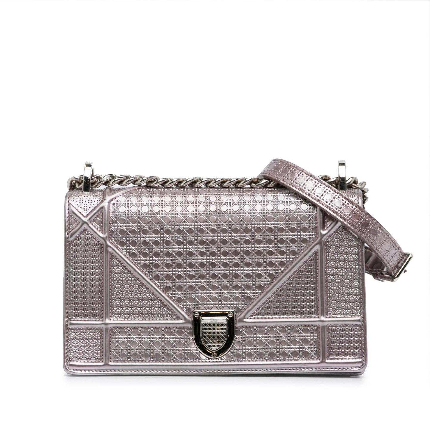 Dior Microcannage ama Crossbody Bag Patent Diorama Crossbody Bag