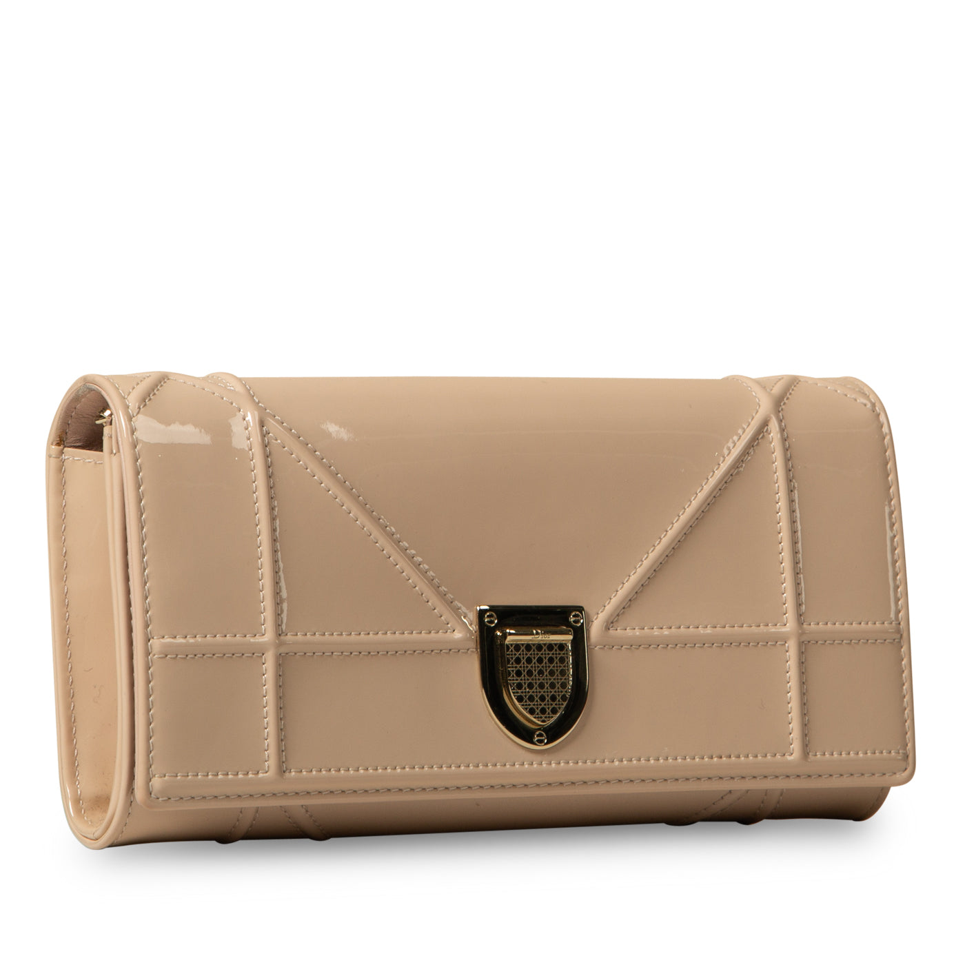 Dior Christian ama Clutch Patent Clutch Bag