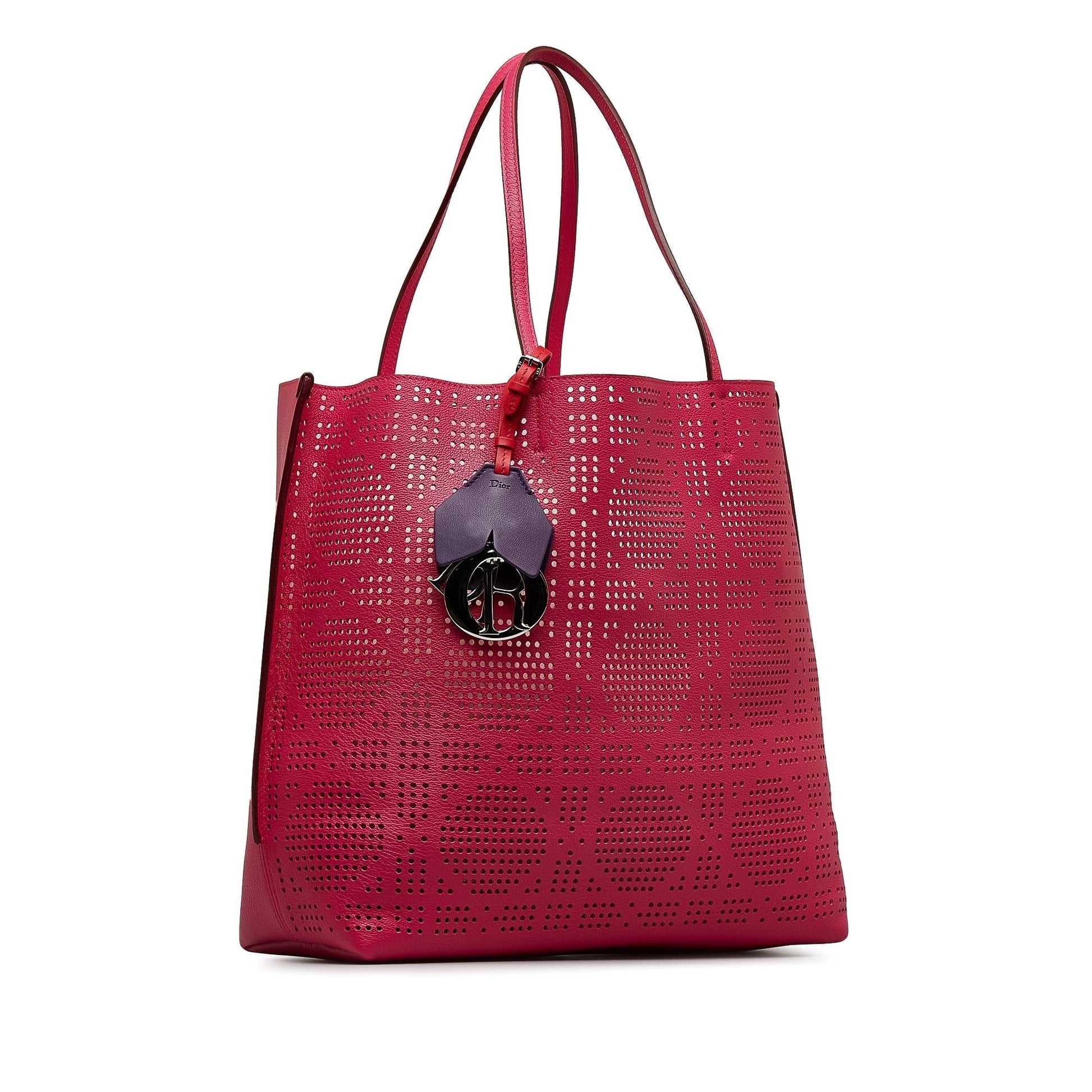 Dior Perforated Cannage iva Tote Tote Bag