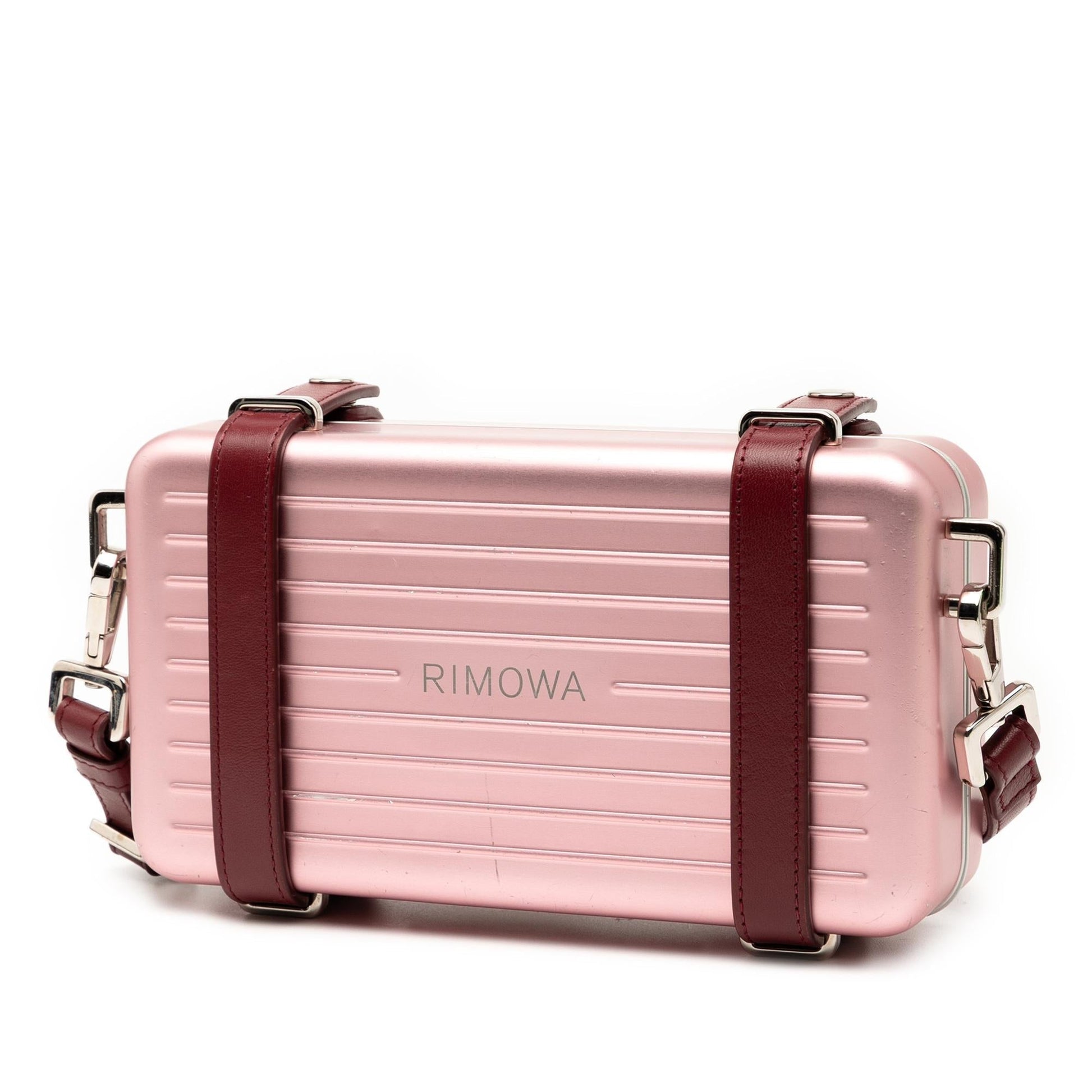Dior Rimowa Aluminum Personal Clutch On Strap Clutch Bag