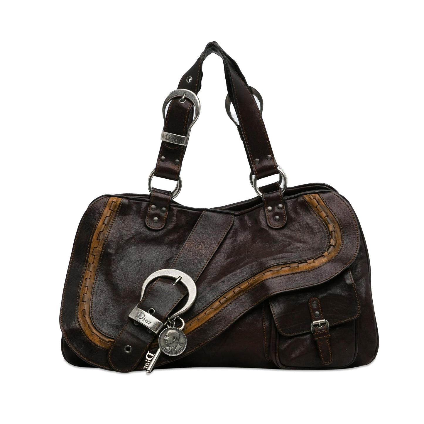 Dior Saddle Double Gaucho Shg La3Ocp Satchel Bag